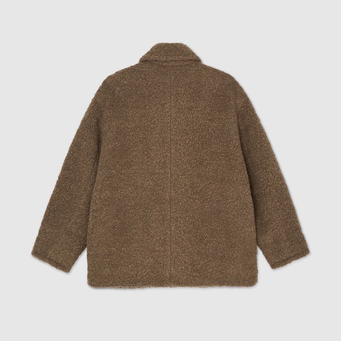 (새상품) 노이스 하프 울 코트 브라운 XL 상품이미지8