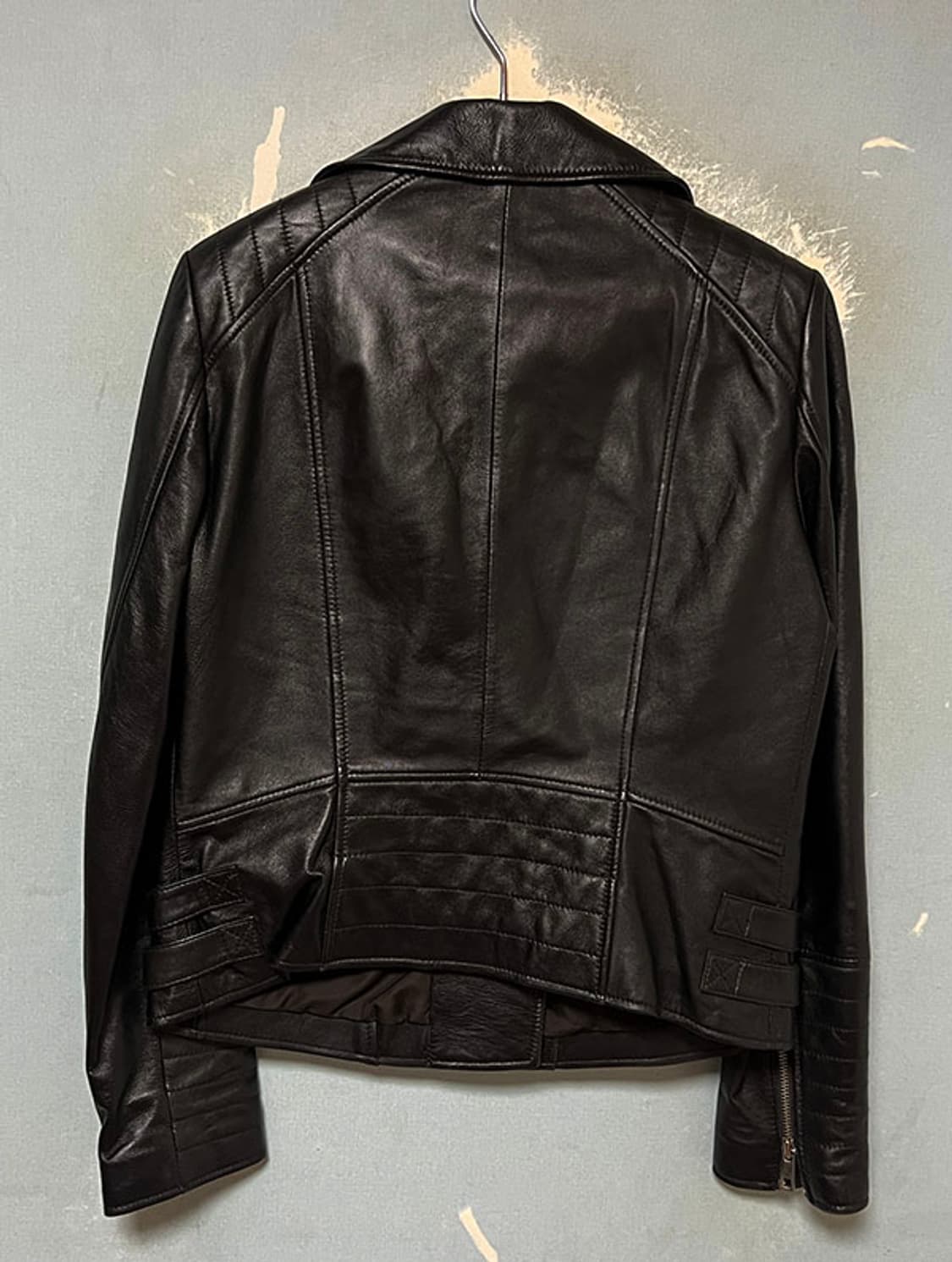 리오벨 이태리 천연양가죽 여자 라이더자켓 블랙 춘추 M 95 66 상품이미지2