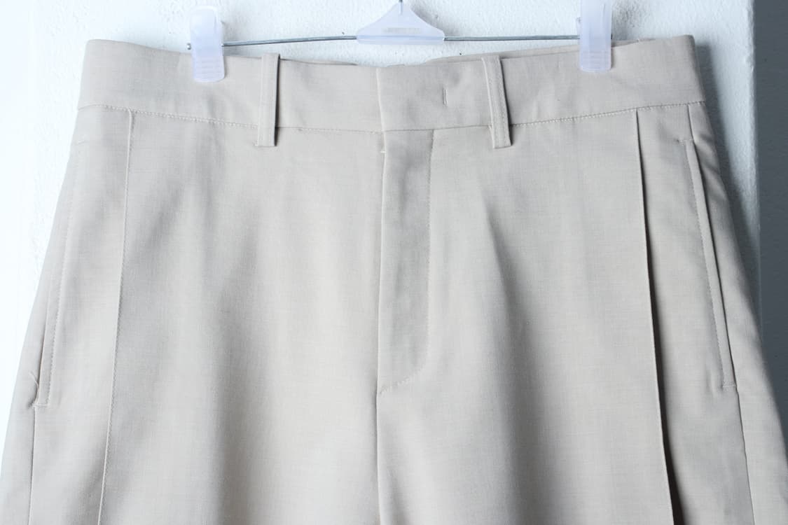 (L-XL) 파브레가 반바지 팬츠 원턱 베이지 놈코어 2사이즈-P9731 상품이미지3