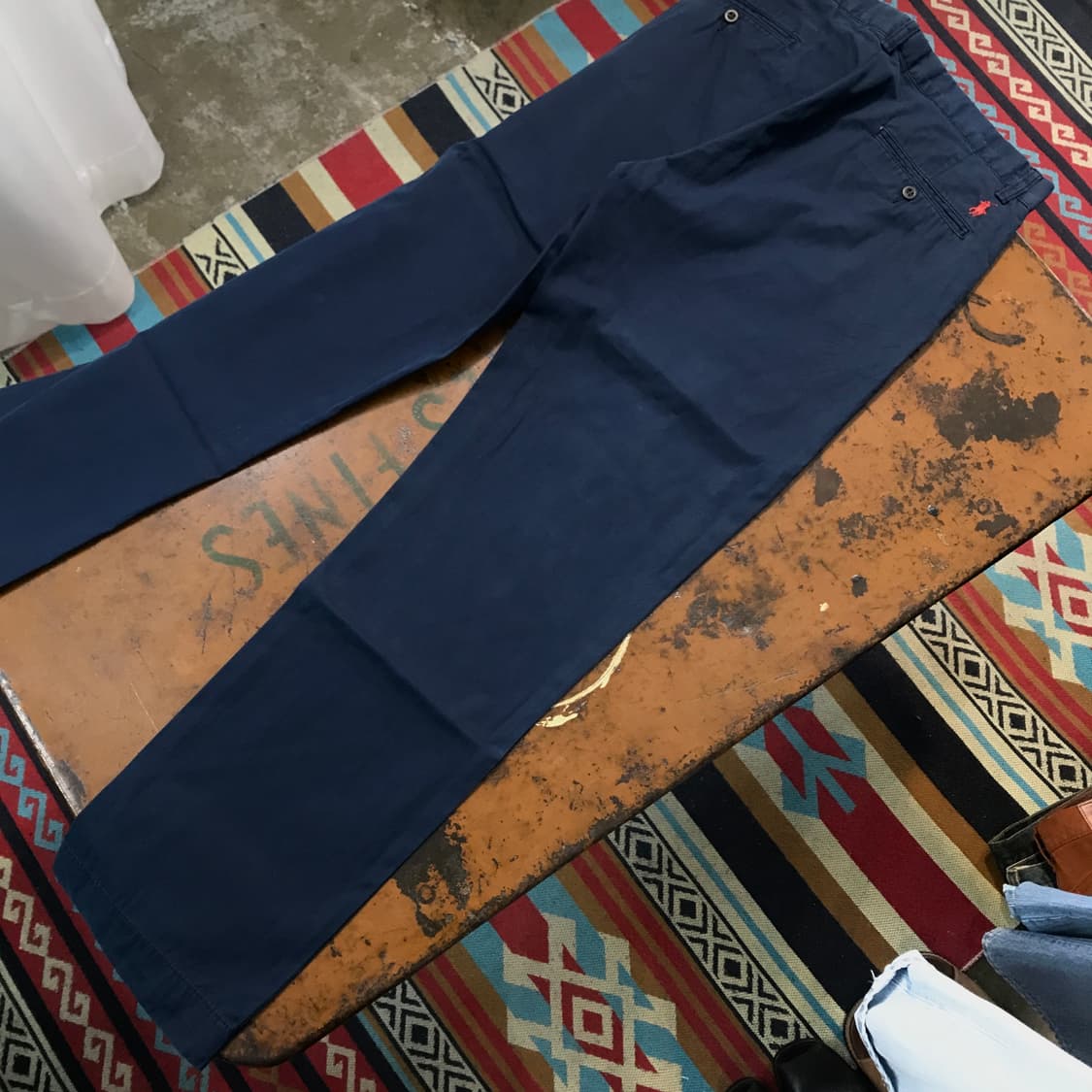 폴로랄프로렌 네이비 코튼 치노 팬츠 허리 34 35 사이즈 상품이미지2