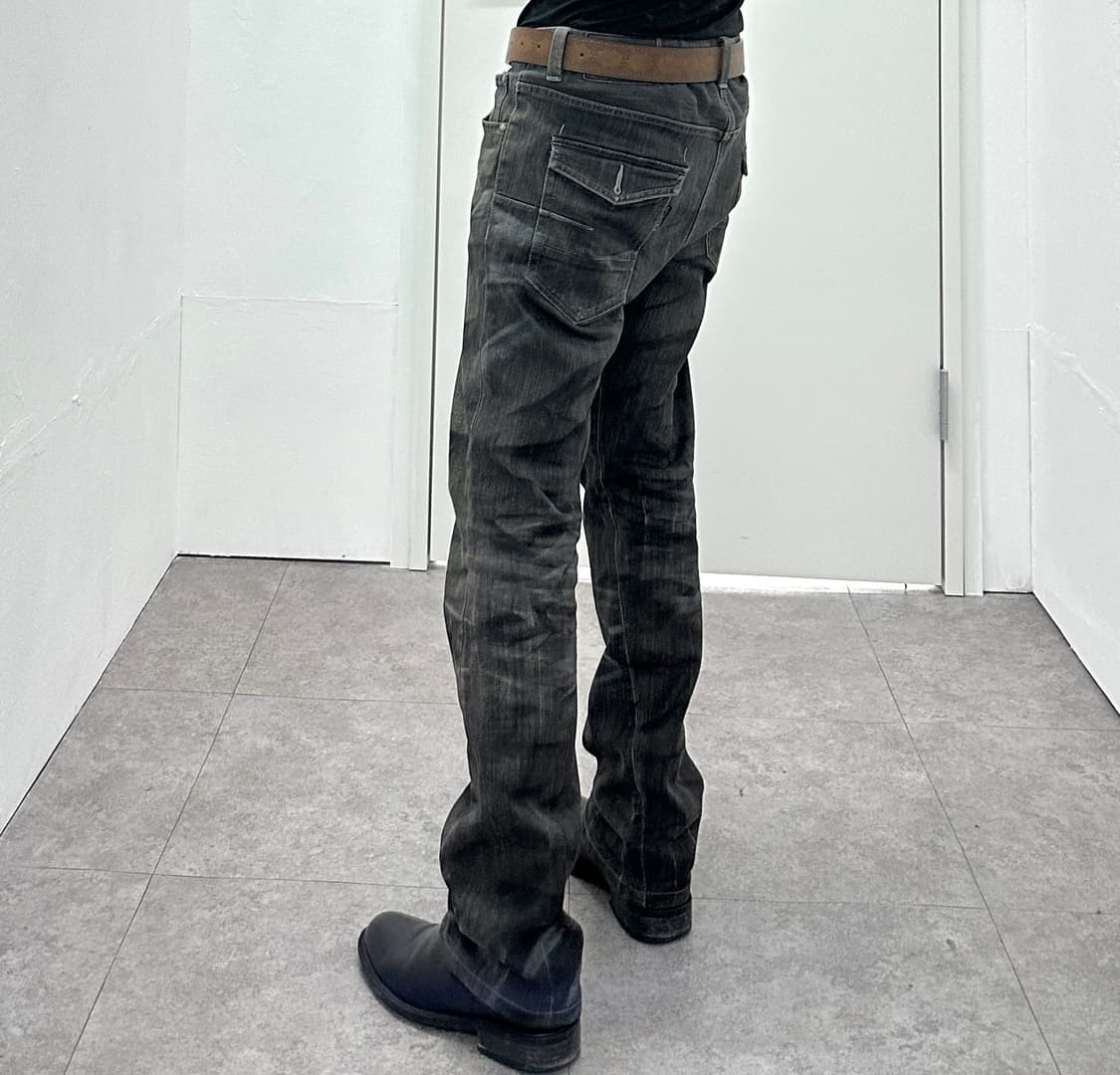 Ripped Layered Washing Slim Bootcut Deni 상품이미지3