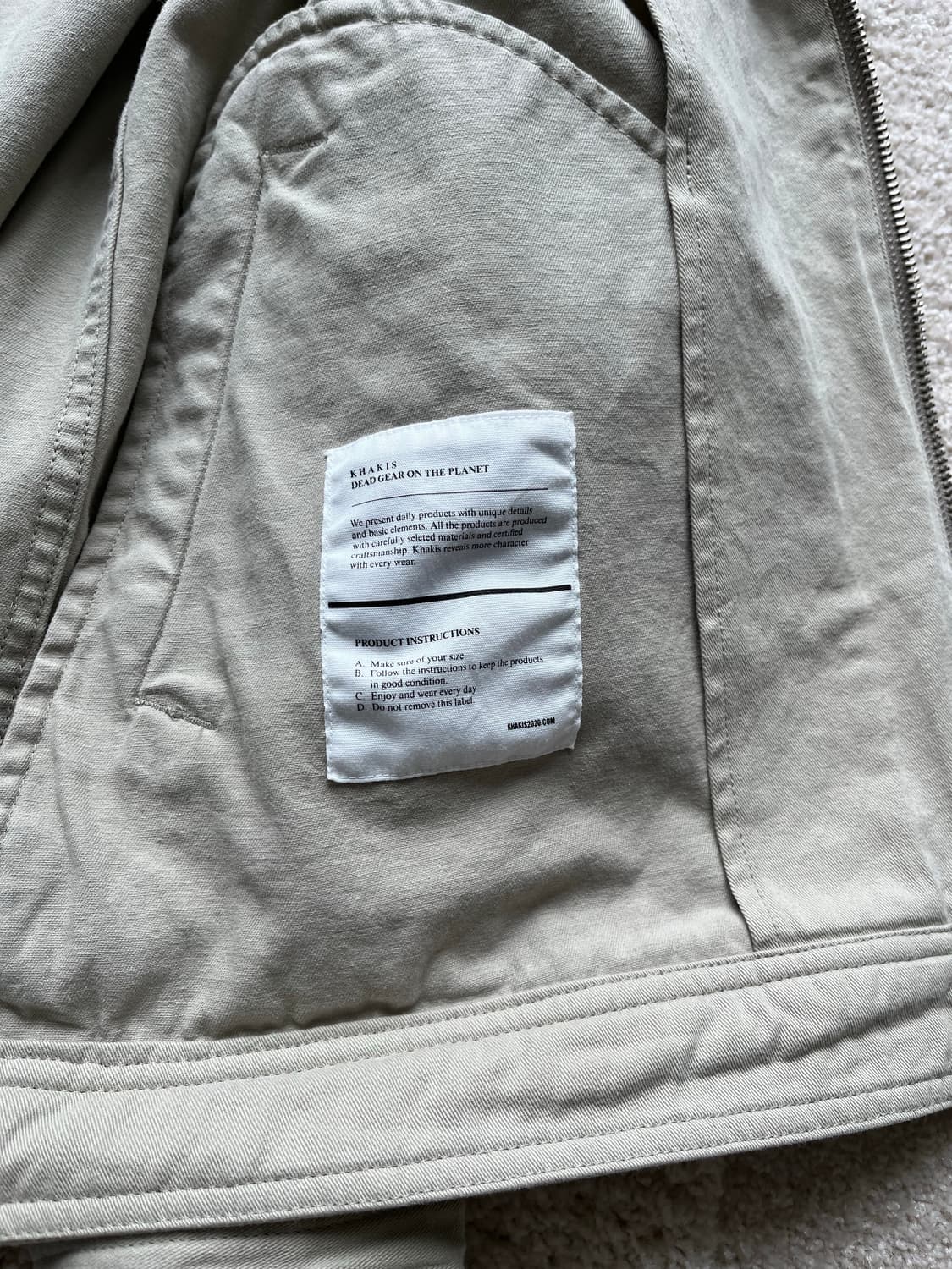 카키스 해링턴 스윙 자켓 (105) 상품이미지8