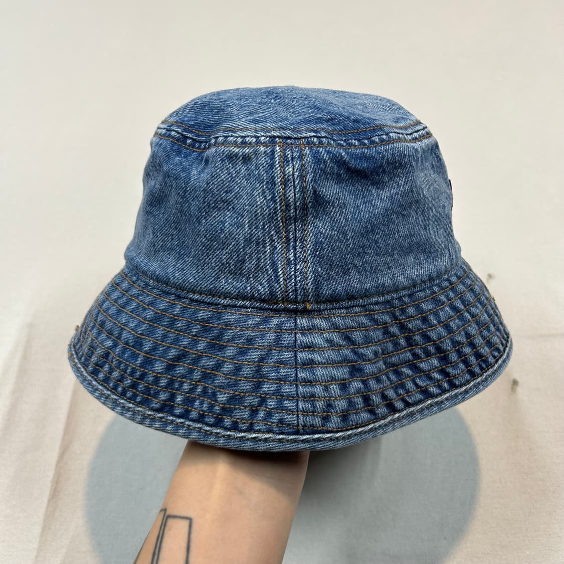 타미힐피거 청 데님 버킷햇 모자 상품이미지4