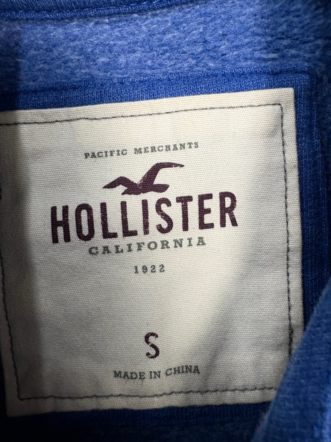 홀리스터 1922 블루 빈티지 후드집업 A3633 상품이미지5
