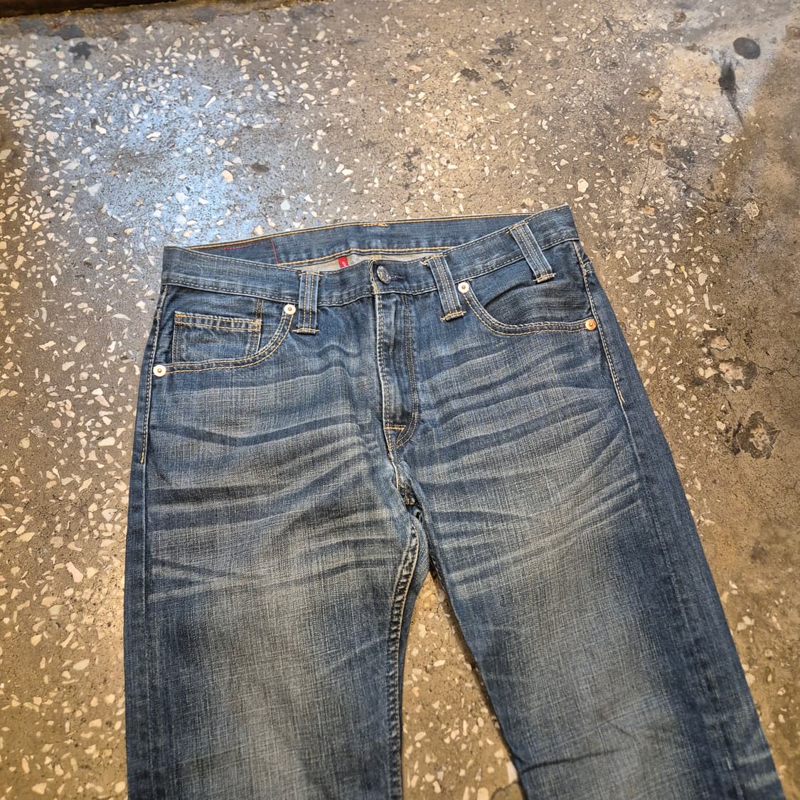 34인치 리바이스 504 워싱청바지  상품이미지6
