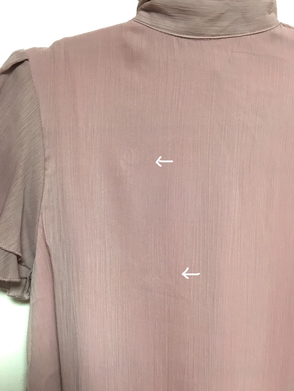 레이스 벌룬 블라우스 원피스 상품이미지3