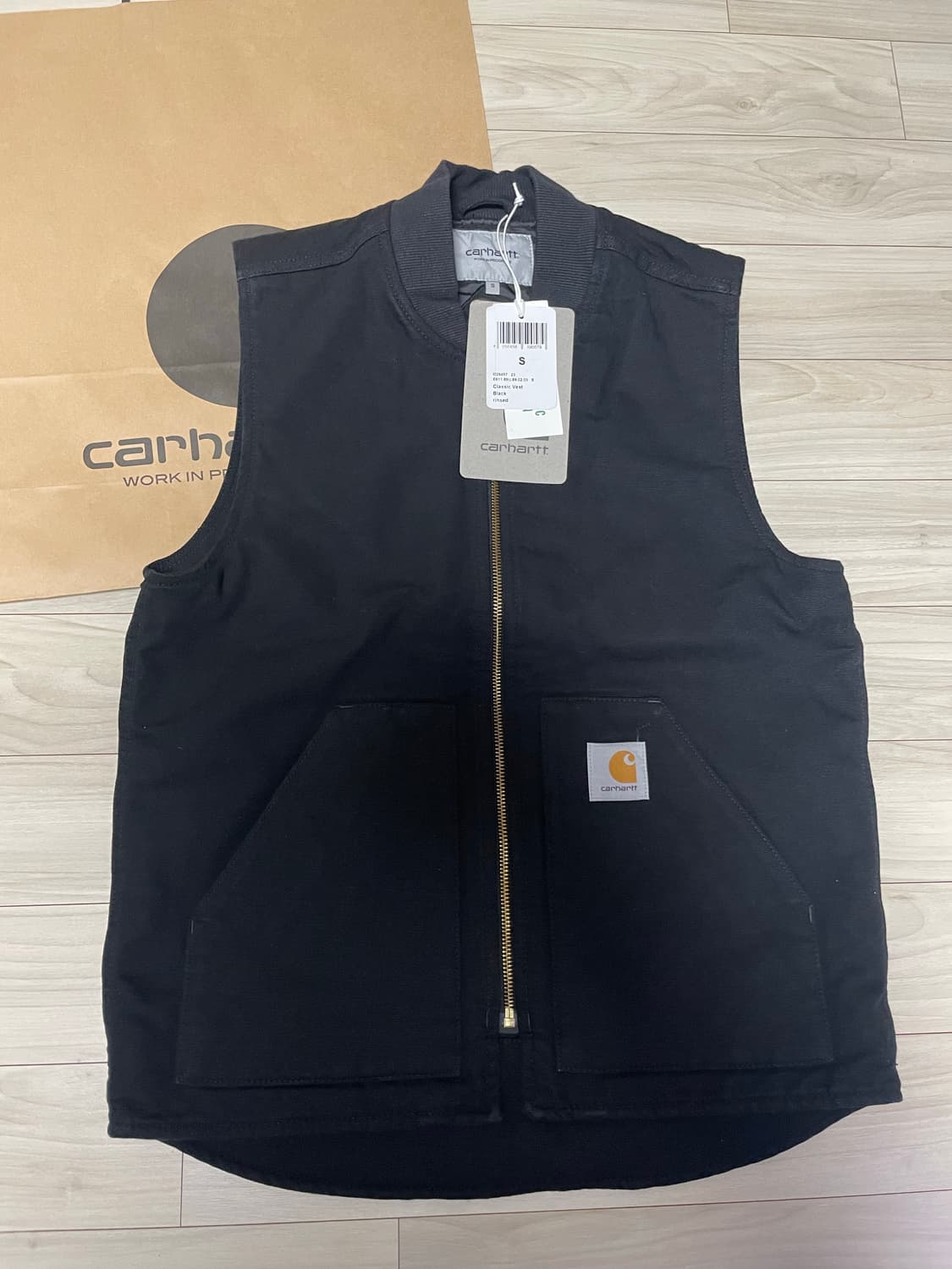 칼하트윕 클래식 베스트 블랙 S 상품이미지1