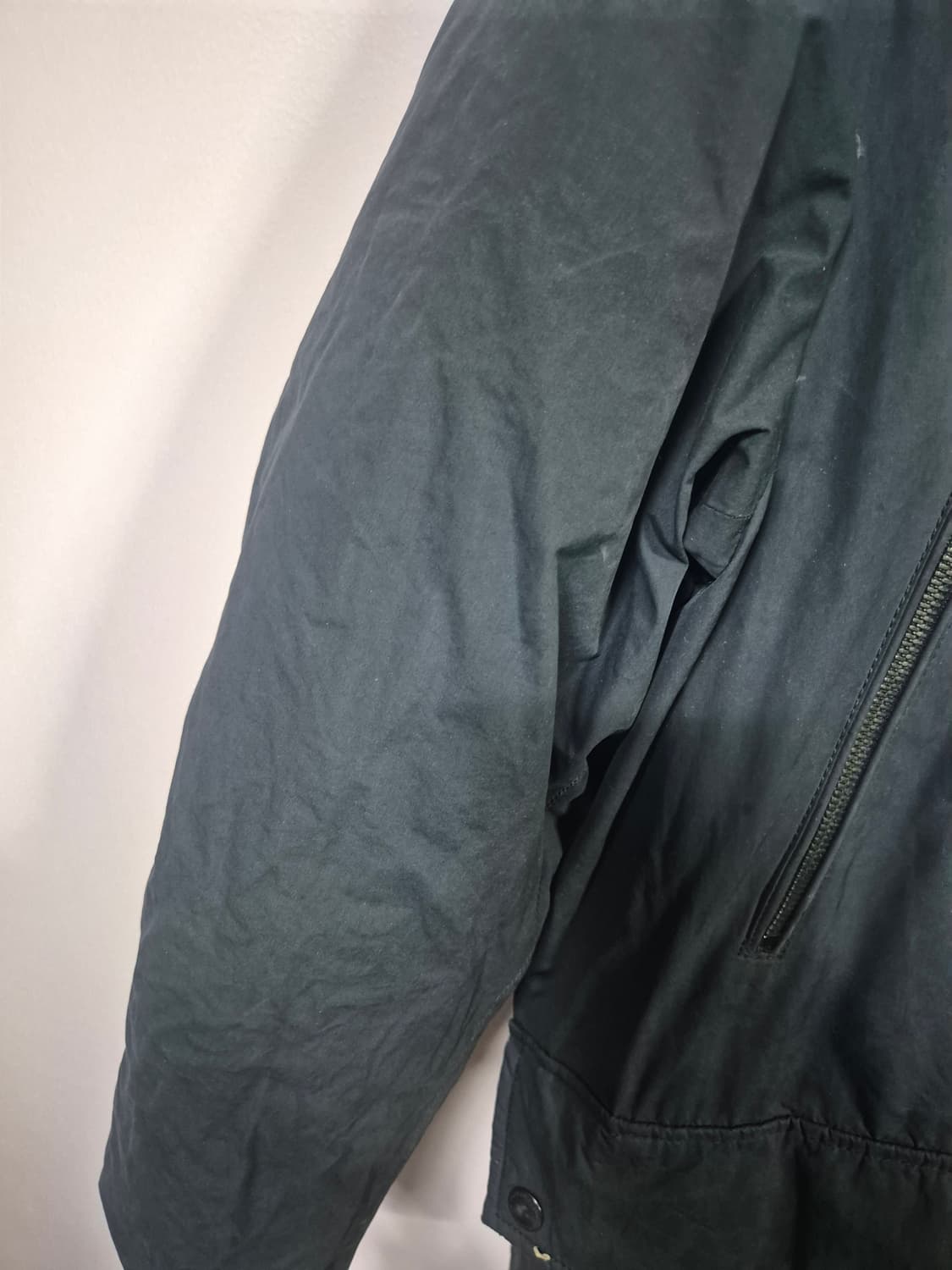 코오롱 후드 롱 패딩 코트 네이비 상품이미지6