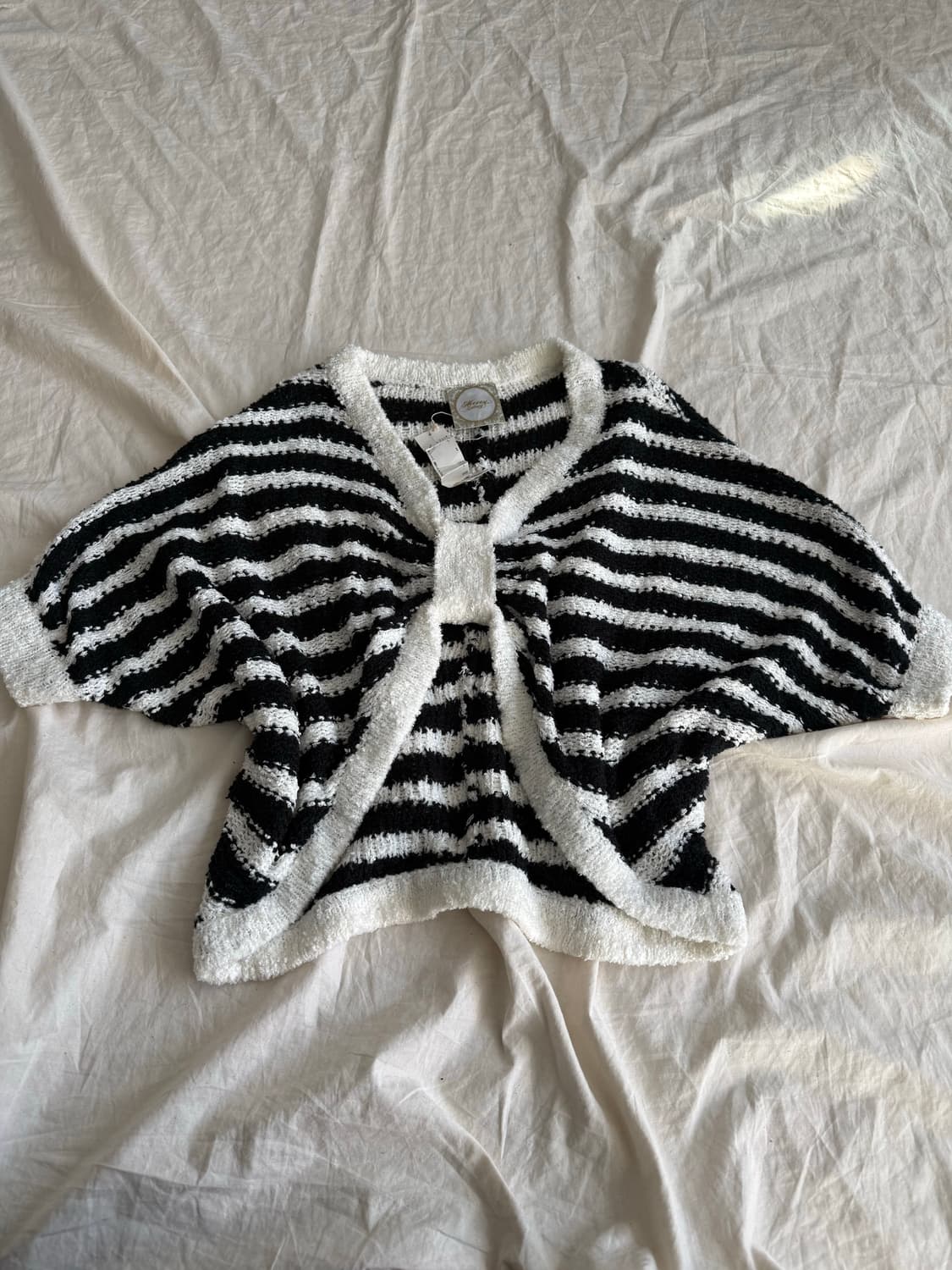 히메갸루 펑크 리본 가오리 니트 상품이미지1