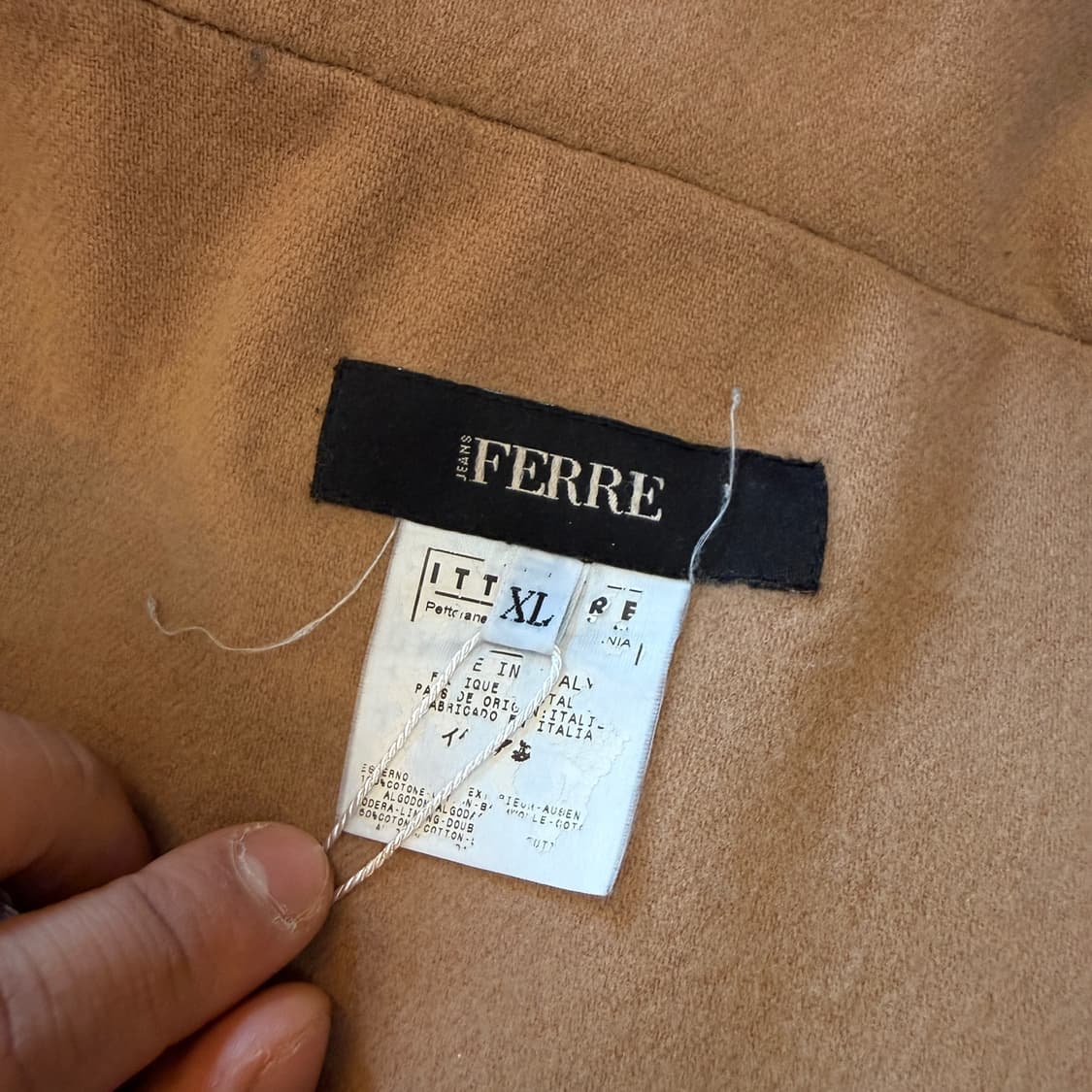 잔프랑코 페레 지안프랑코 페레 아카이브 하이넥 봄버 자켓 XL 상품이미지8