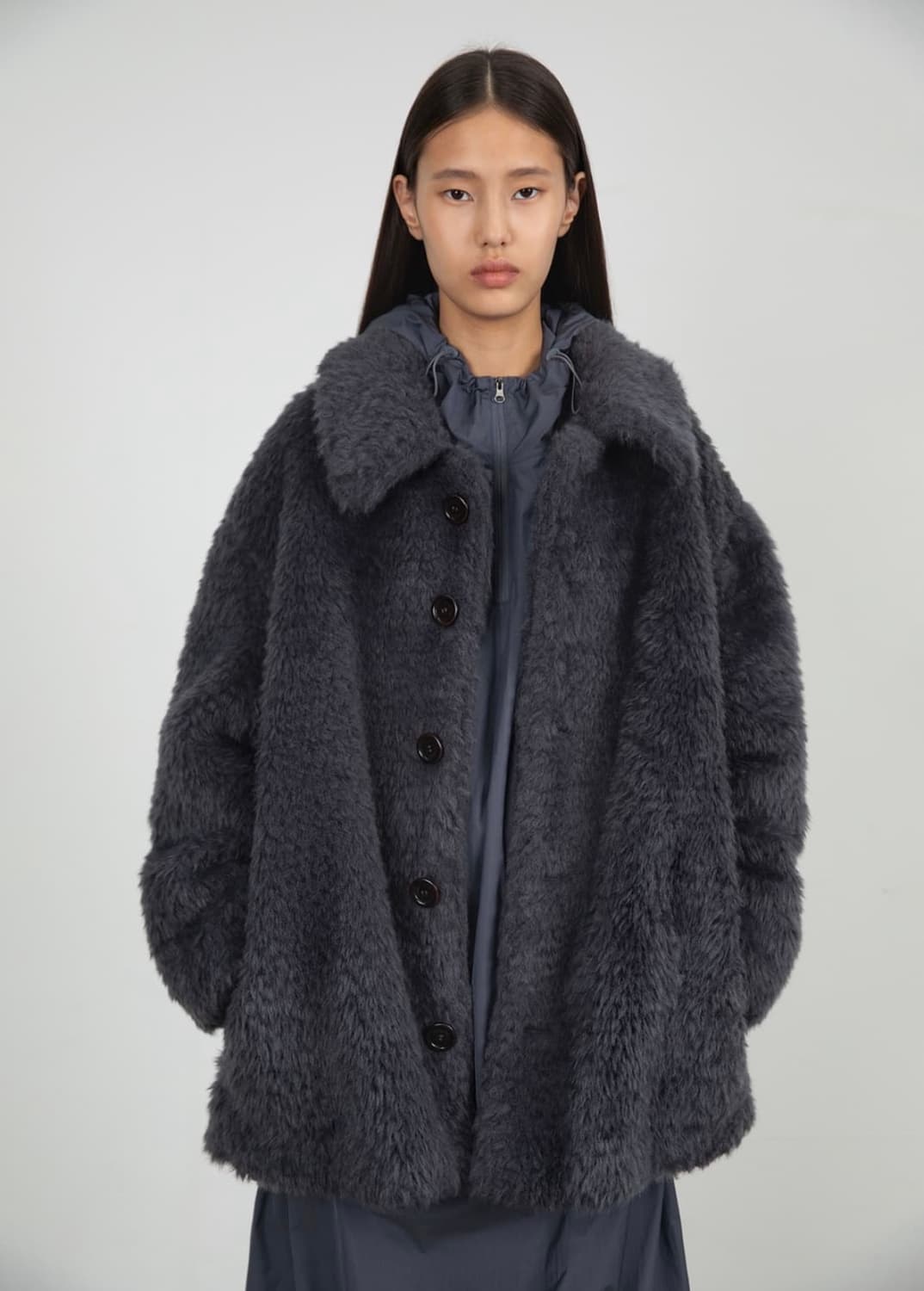 아모멘토 퍼 미드코트 상품이미지2