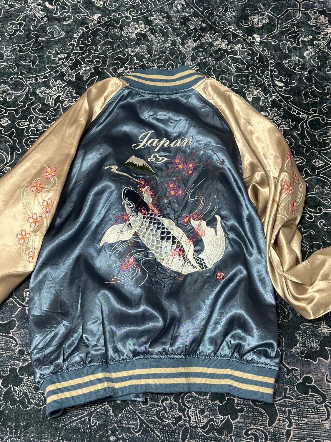 오리엔탈 자수 코이피쉬 스카잔 상품이미지4