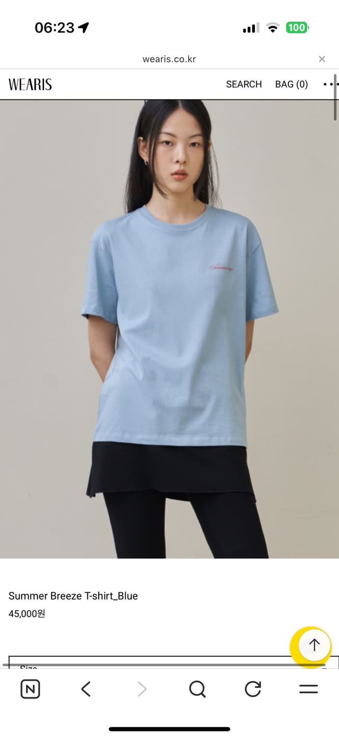 새상품) 랩12 여성반팔 상품이미지5