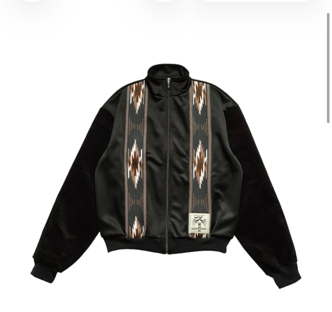 캐피탈 스무스 저지 코치 제피르 트랙 자켓 블랙 상품이미지1