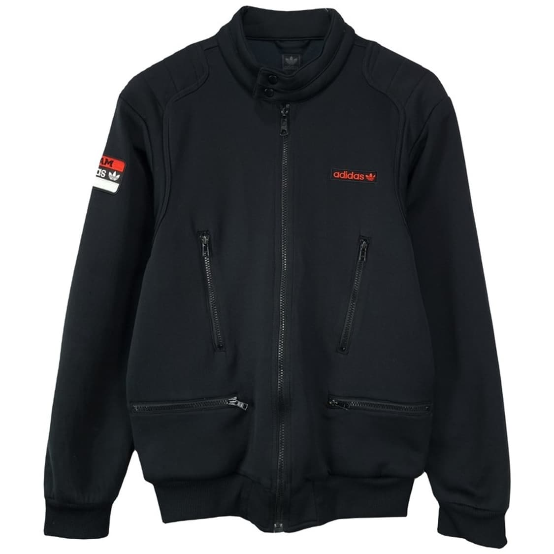 [ADIDAS] 아디다스 빈티지 스웻 집업 바이커 자켓 M15170 상품이미지2