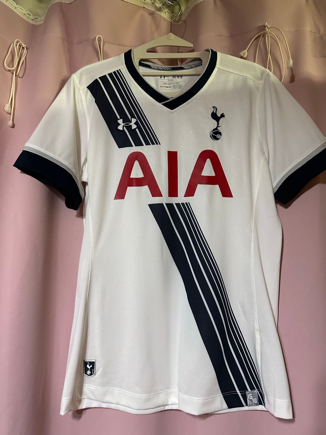 토트넘 15-16 홈 유니폼 노마킹 M 언더아머 토트넘반팔 축구 상품이미지2