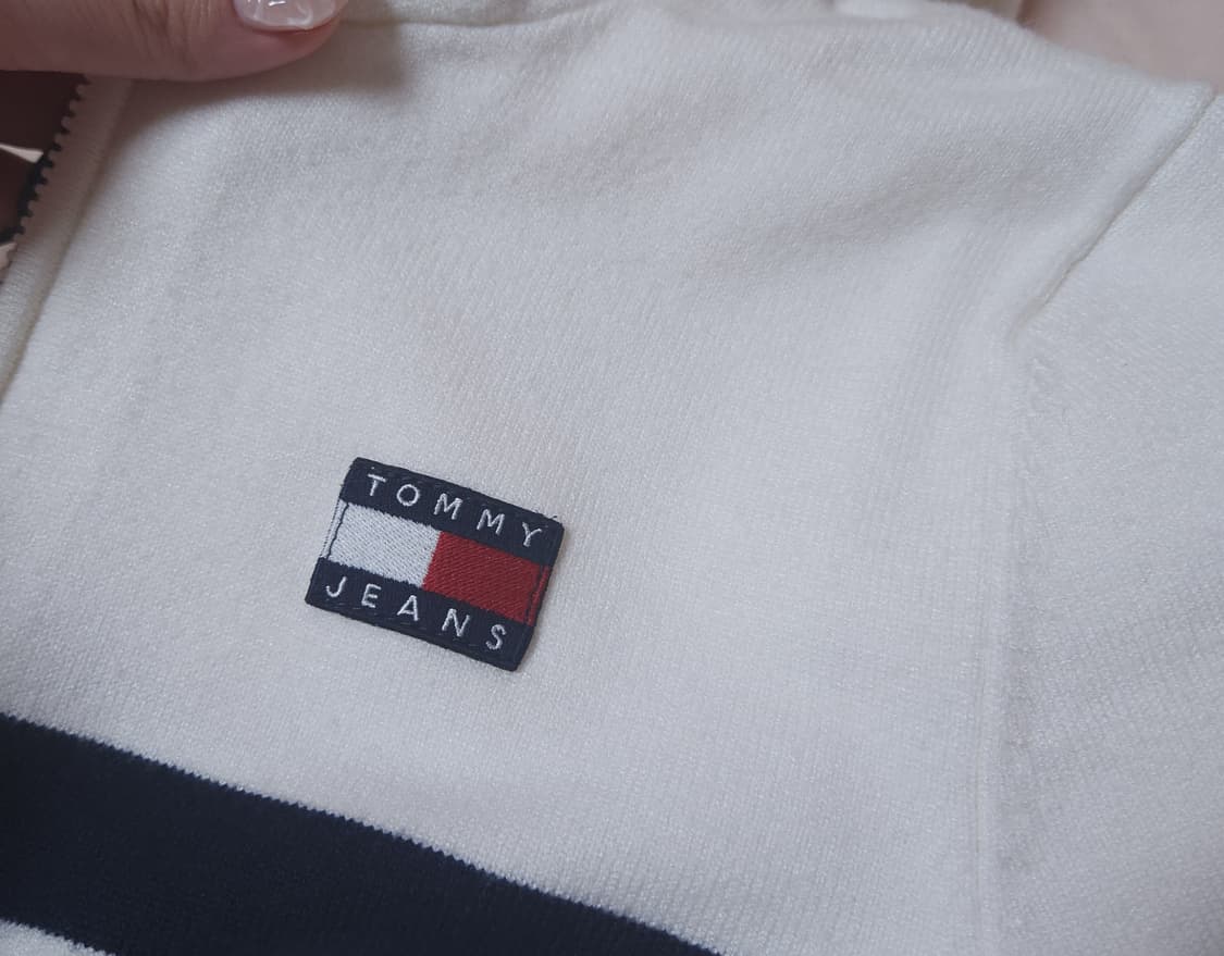 [새상품] 타미진스 장원영 스트라이프 후드 집업 (s) 상품이미지5