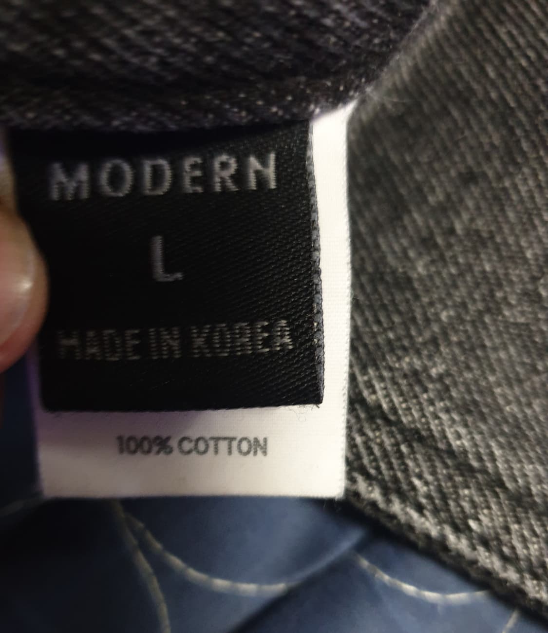 MODERN 흑청 데님 팬츠 (32) 상품이미지3