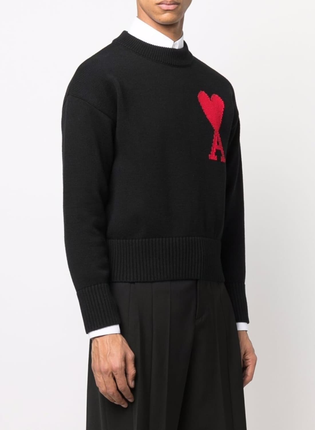 아미(AMI) 22ss 빅 하트 로고 루즈핏 스웨터 L size 상품이미지2