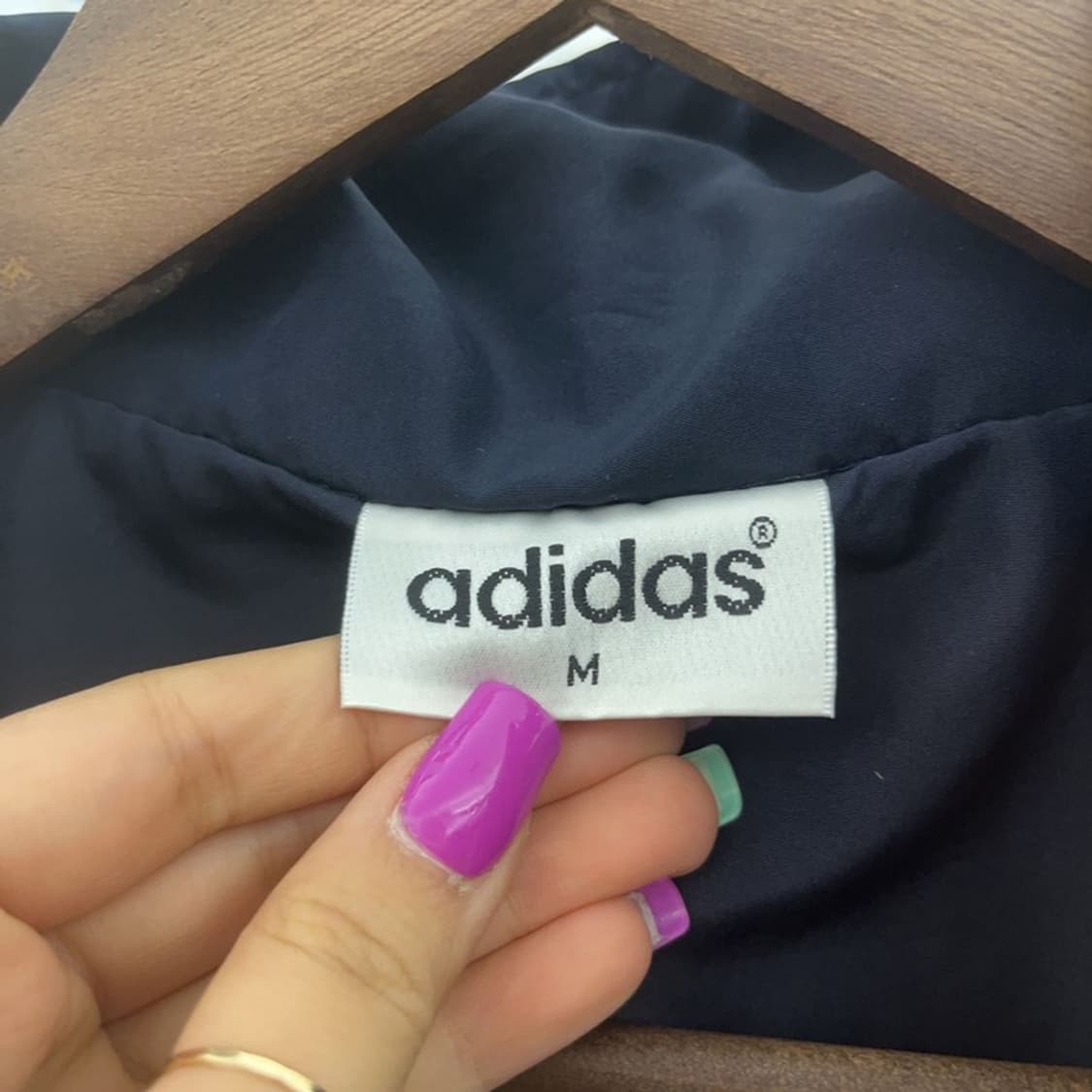 아디다스 올드스쿨 백로고 사이드라인 바람막이 자켓 M C07079 상품이미지5