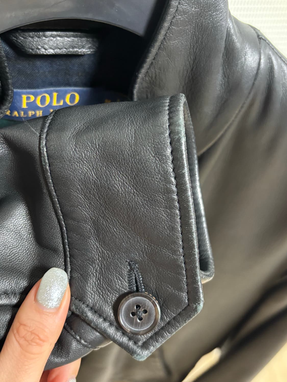 폴로 가죽자켓 상품이미지6