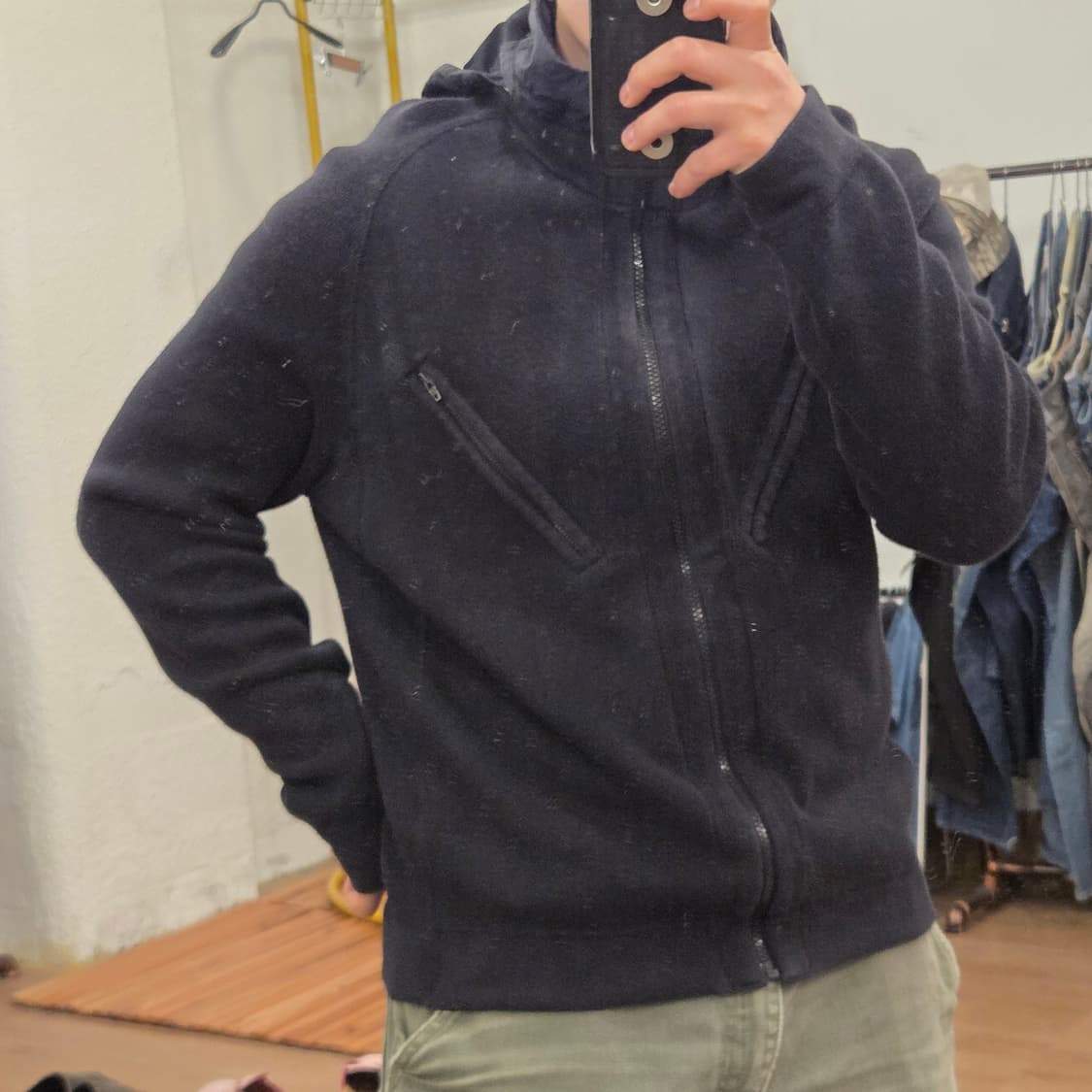 cp컴퍼니 고글 니트 후드 집업 100 상품이미지8