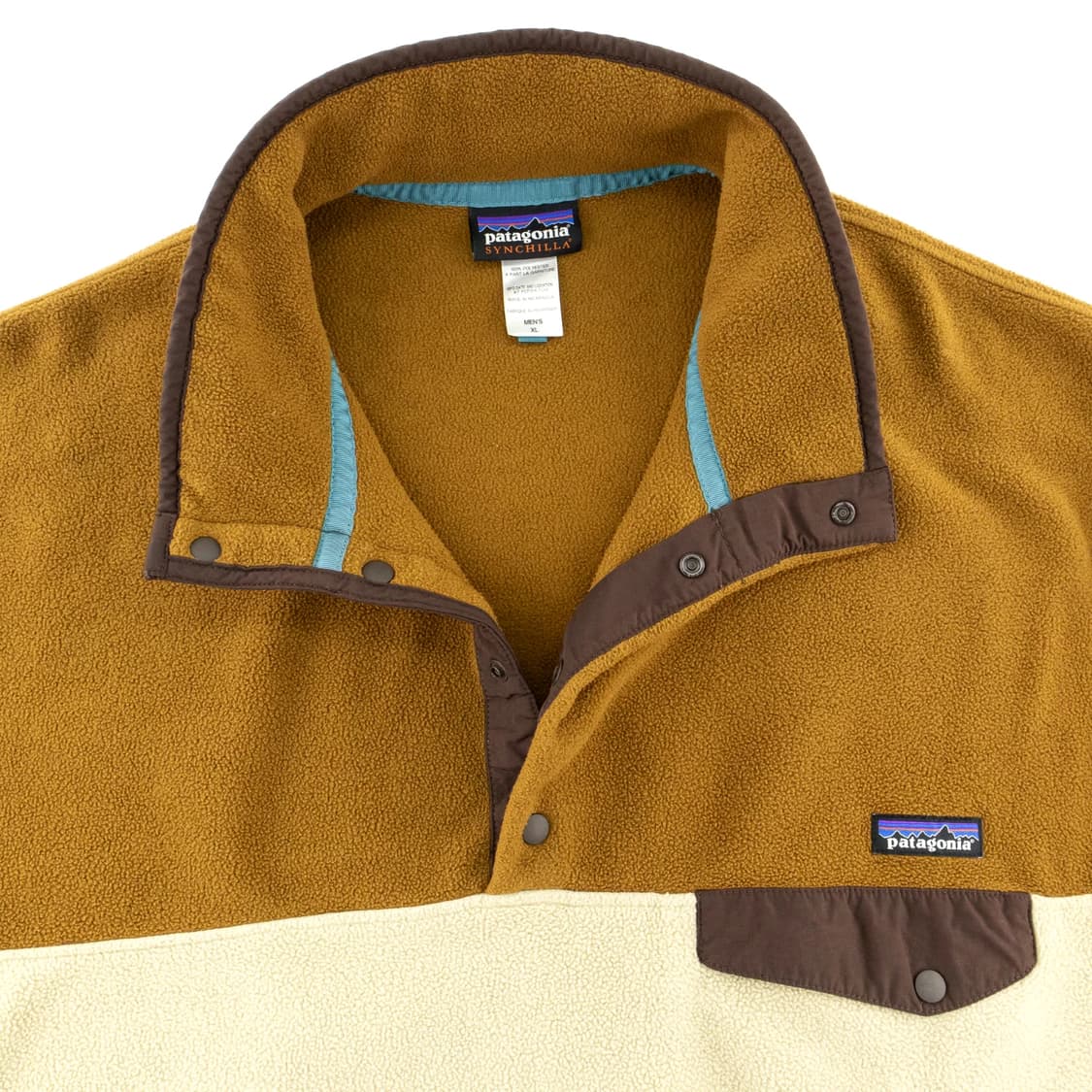 00s 파타고니아 신칠라 스냅-T 브라운/아이보리 니카라과 상품이미지4