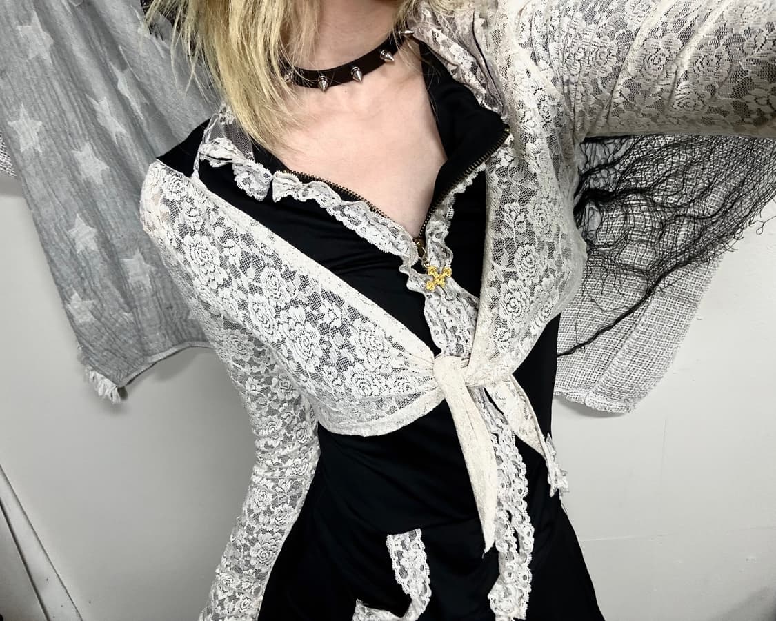 d.i.a gal lace cardigan 상품이미지3