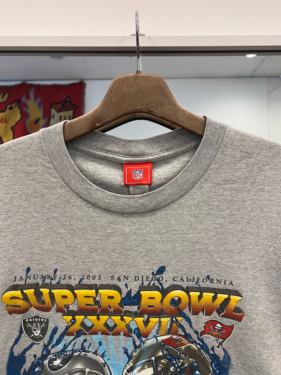 00s NFL 2003 SUPER BOWL 슈퍼볼 매치 반팔 티셔츠 상품이미지3