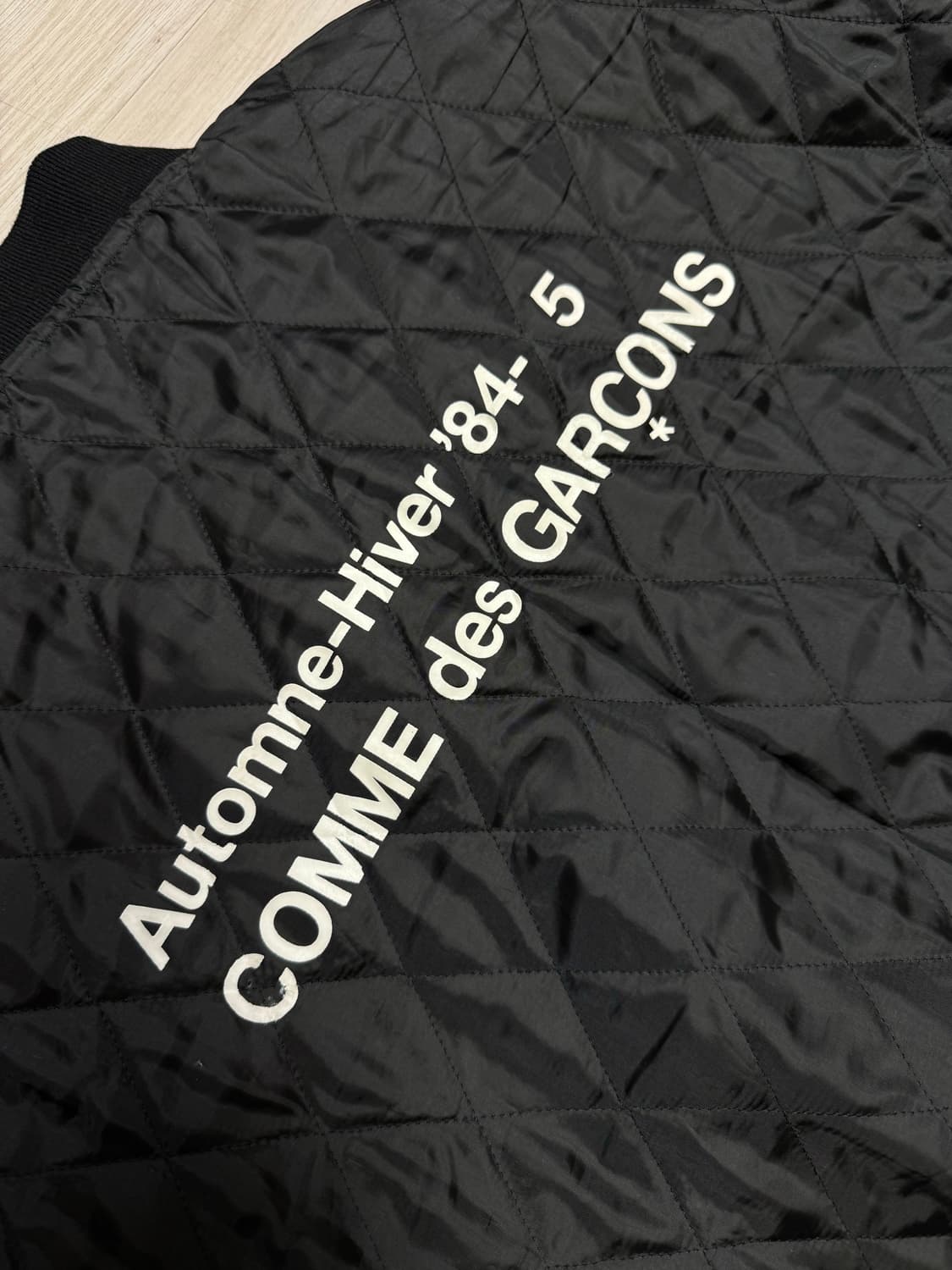 꼼데가르송 스태프 퀄팅 봄버자켓 XL 상품이미지6