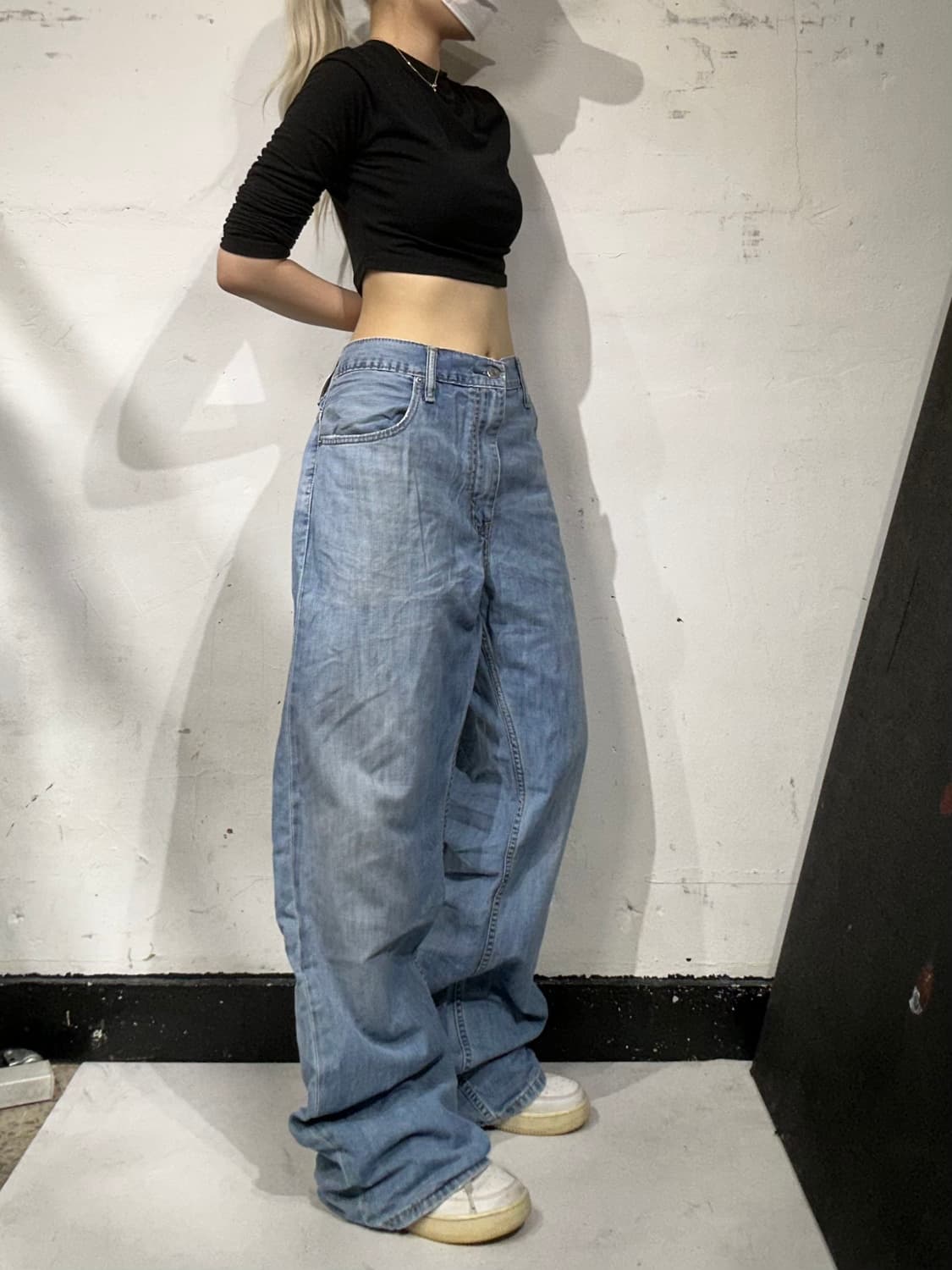 리바이스 569 와이드 연청 데님 청바지 워크 팬츠 상품이미지1