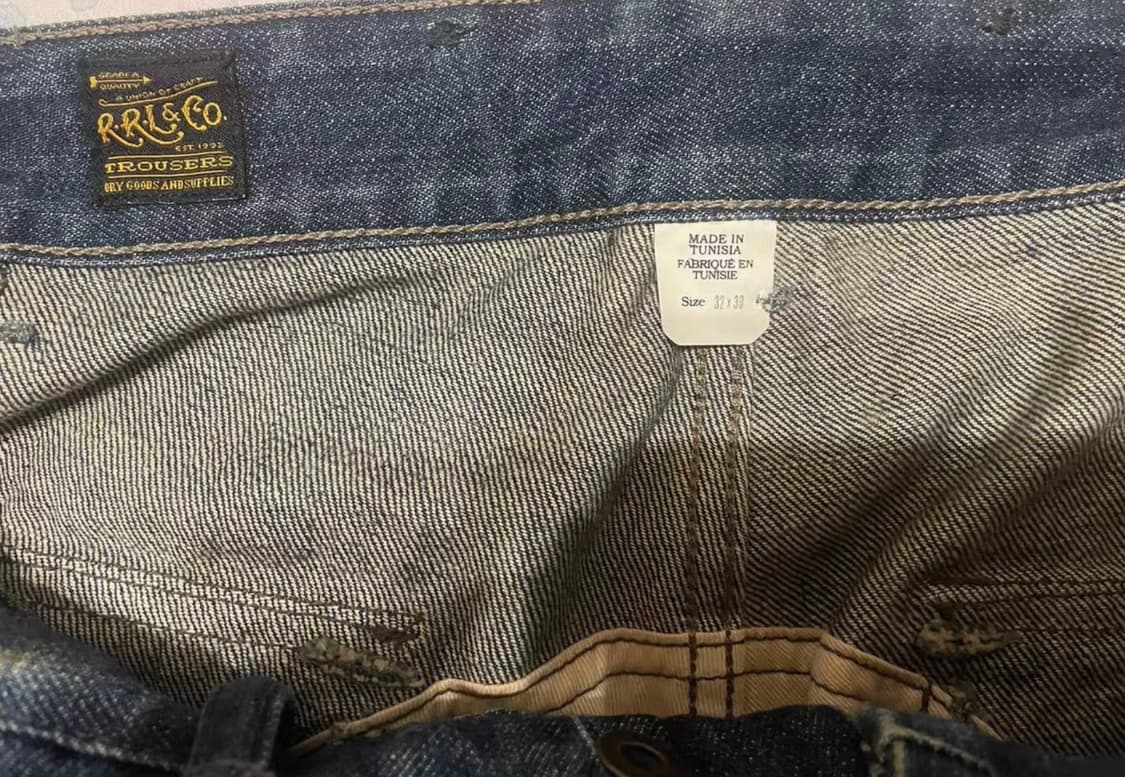 rrl Delvin Distressed Denim 32/30 상품이미지6