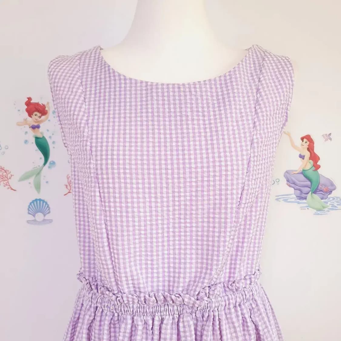 일본빈티지 퍼플 민소매원피스 상품이미지2