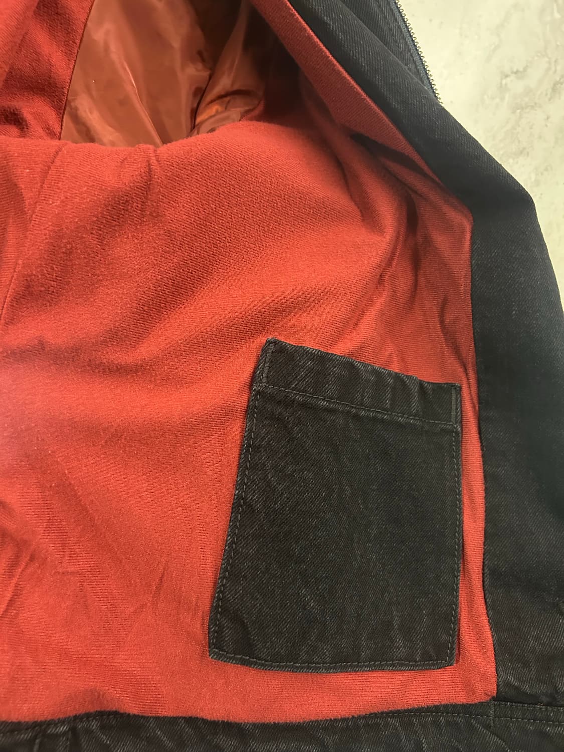 Thisisneverthat Denim Work Jacket (Black 상품이미지2