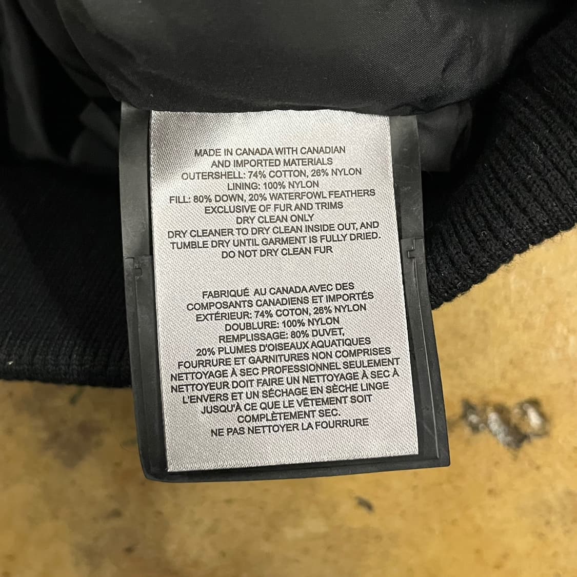 [정품] 무스너클 블랙 패딩 점퍼 백화점판 b19 상품이미지6