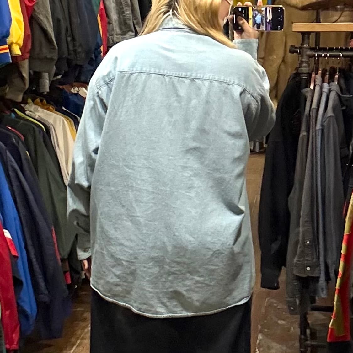 [HI] 칼하트 긴팔 데님셔츠 스카이블루 상품이미지5