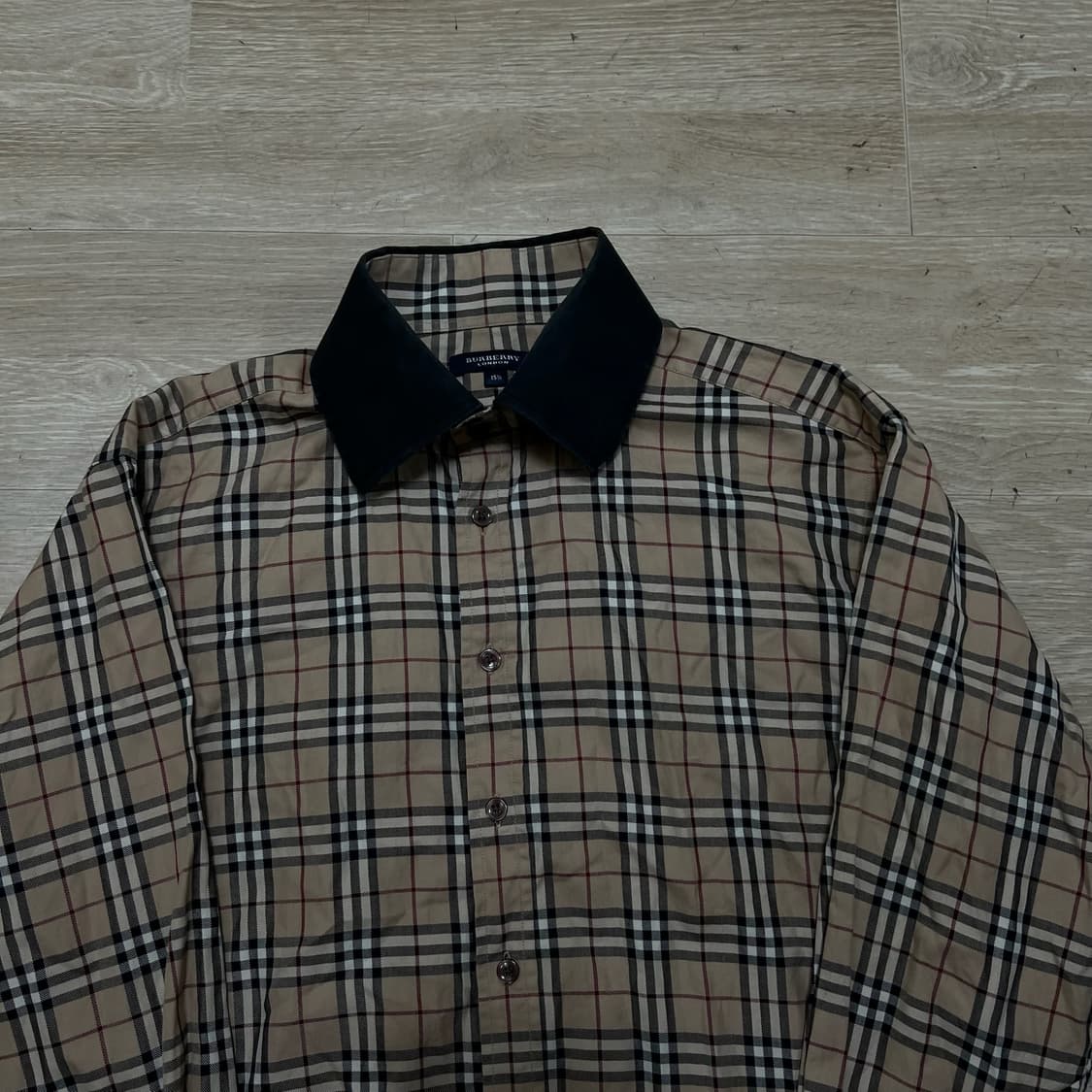 버버리 키즈 체크 셔츠 남방 상품이미지2