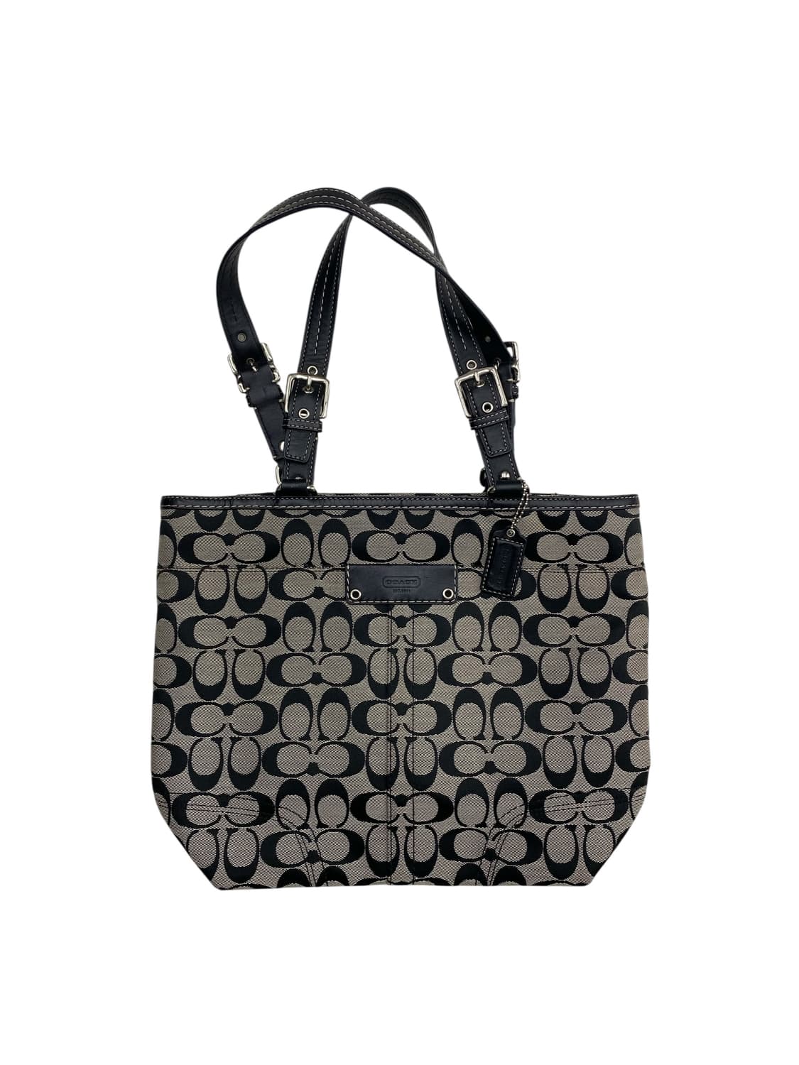 코치 y2k 블랙 숄더백 상품이미지1