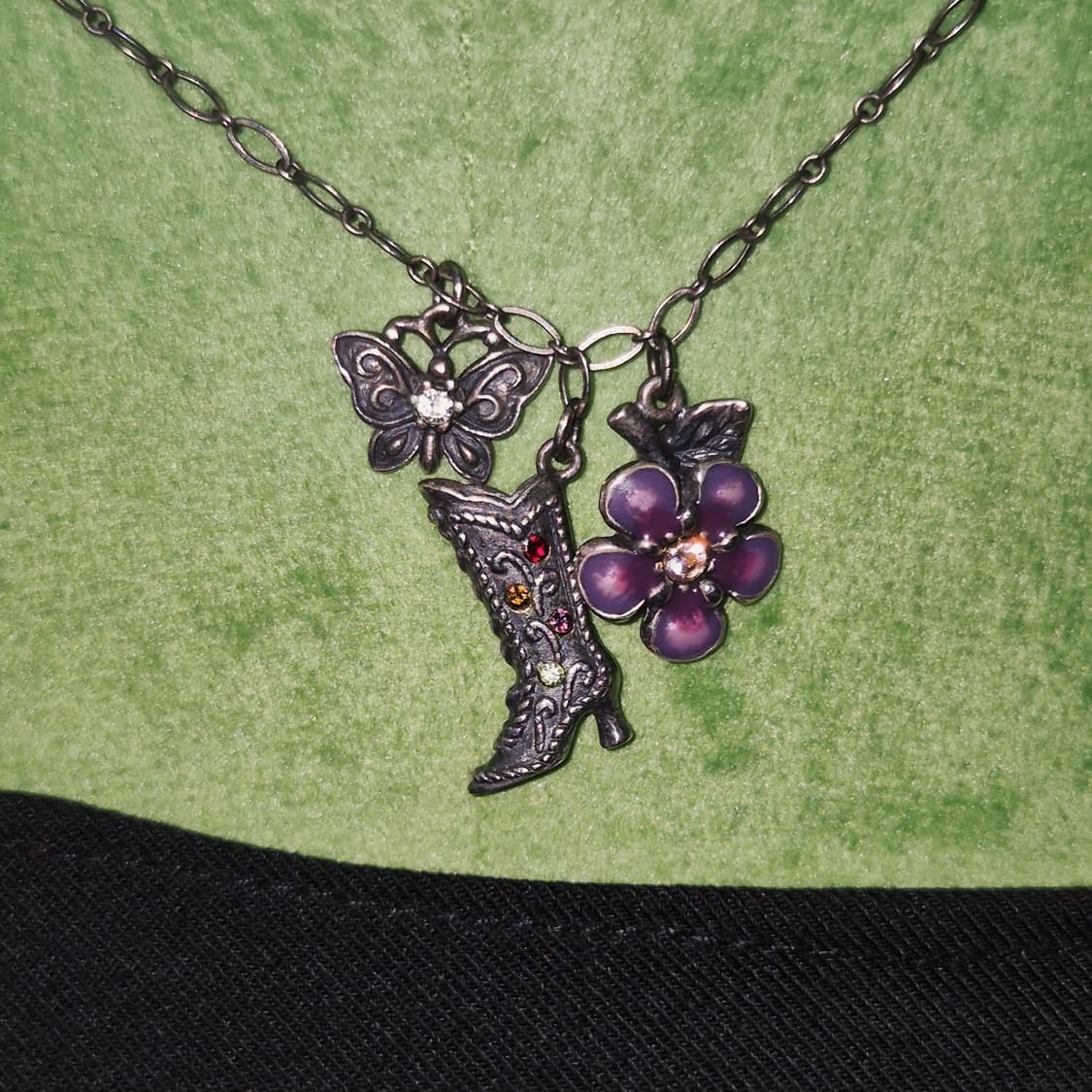 07s 안나수이 실버925 빅토리안 부츠 목걸이 상품이미지7