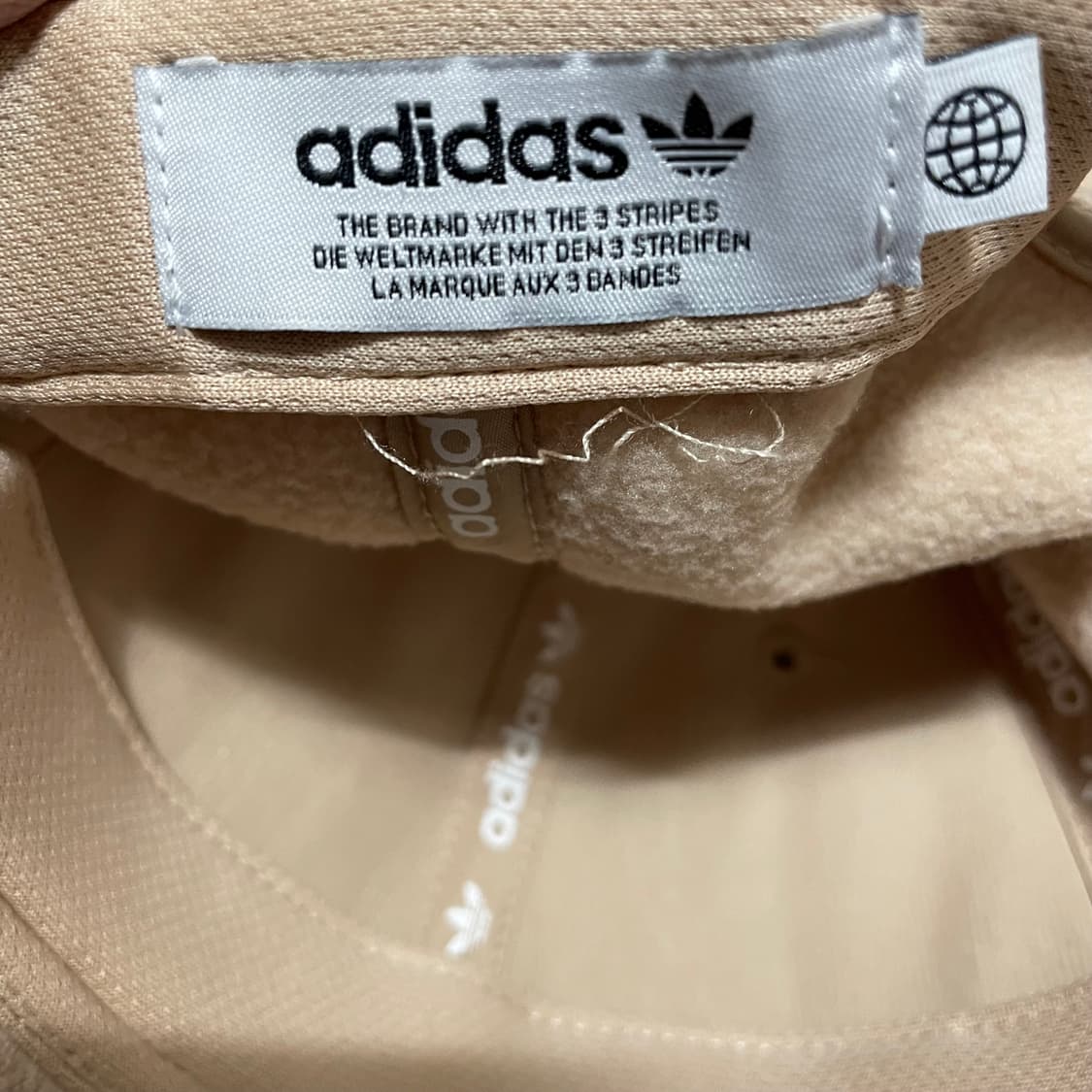 아디다스 플리스 볼캡 베이지 상품이미지2