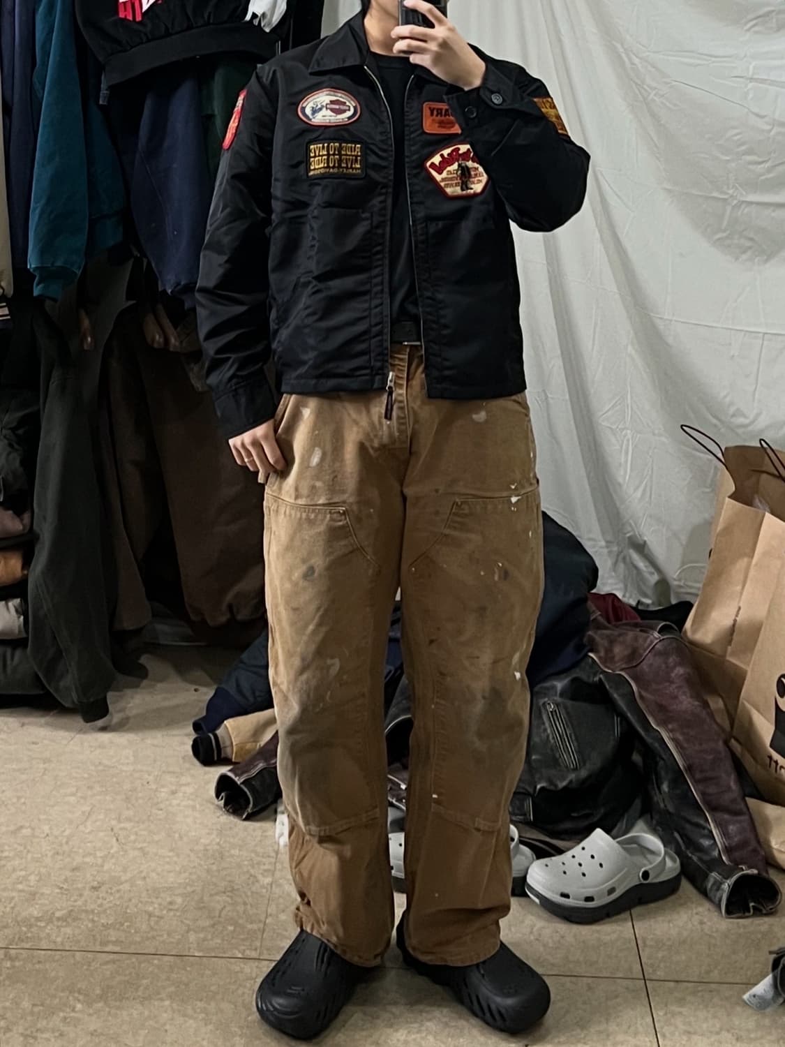 할리데이비슨 패치 라이더자켓 상품이미지4