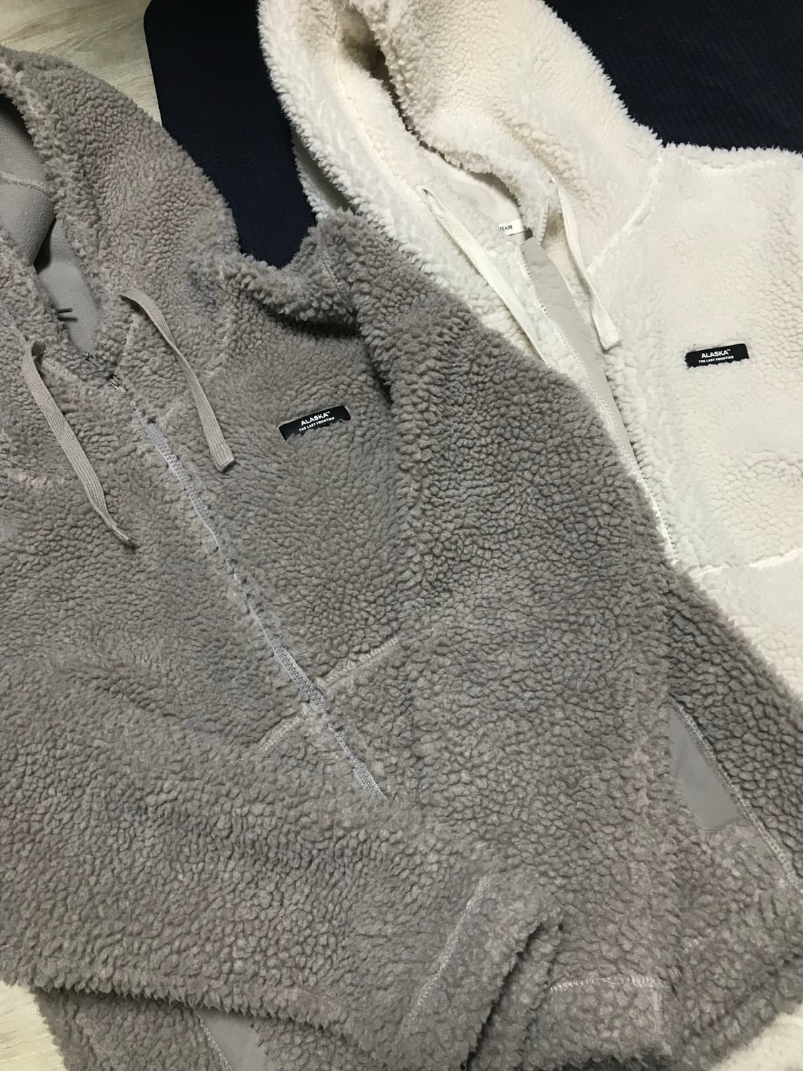 폴햄 뽀글이후드집업2개 상품이미지1