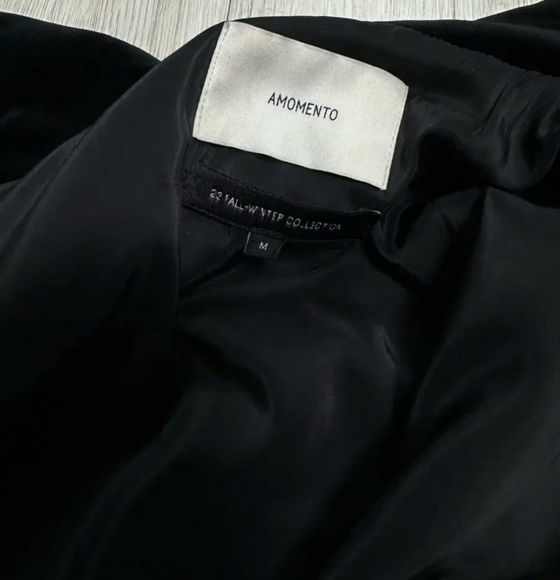 아모멘토 벨벳 블루종 자켓 상품이미지5