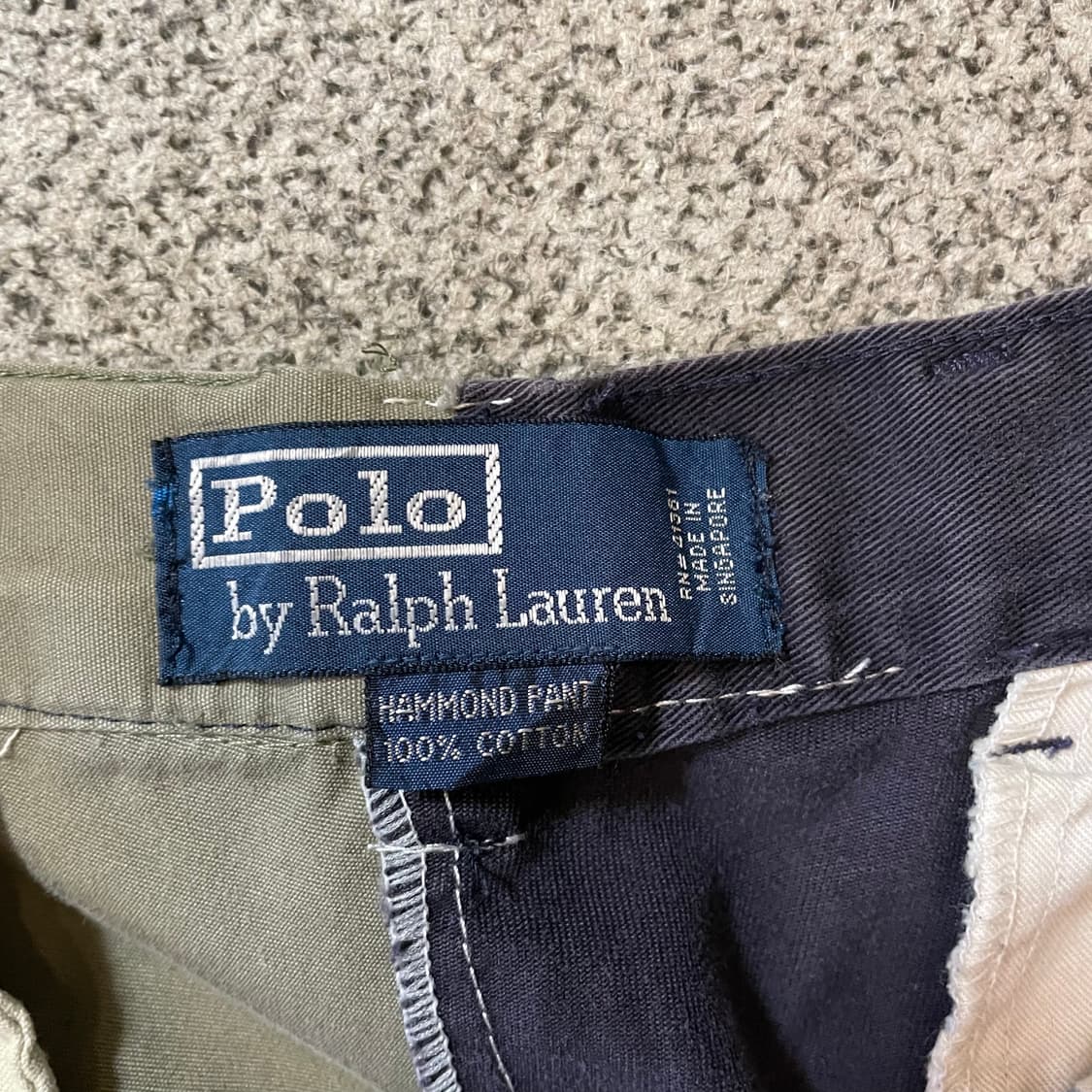 폴로 패치워크 페이즐리 리메이크 팬츠 상품이미지4