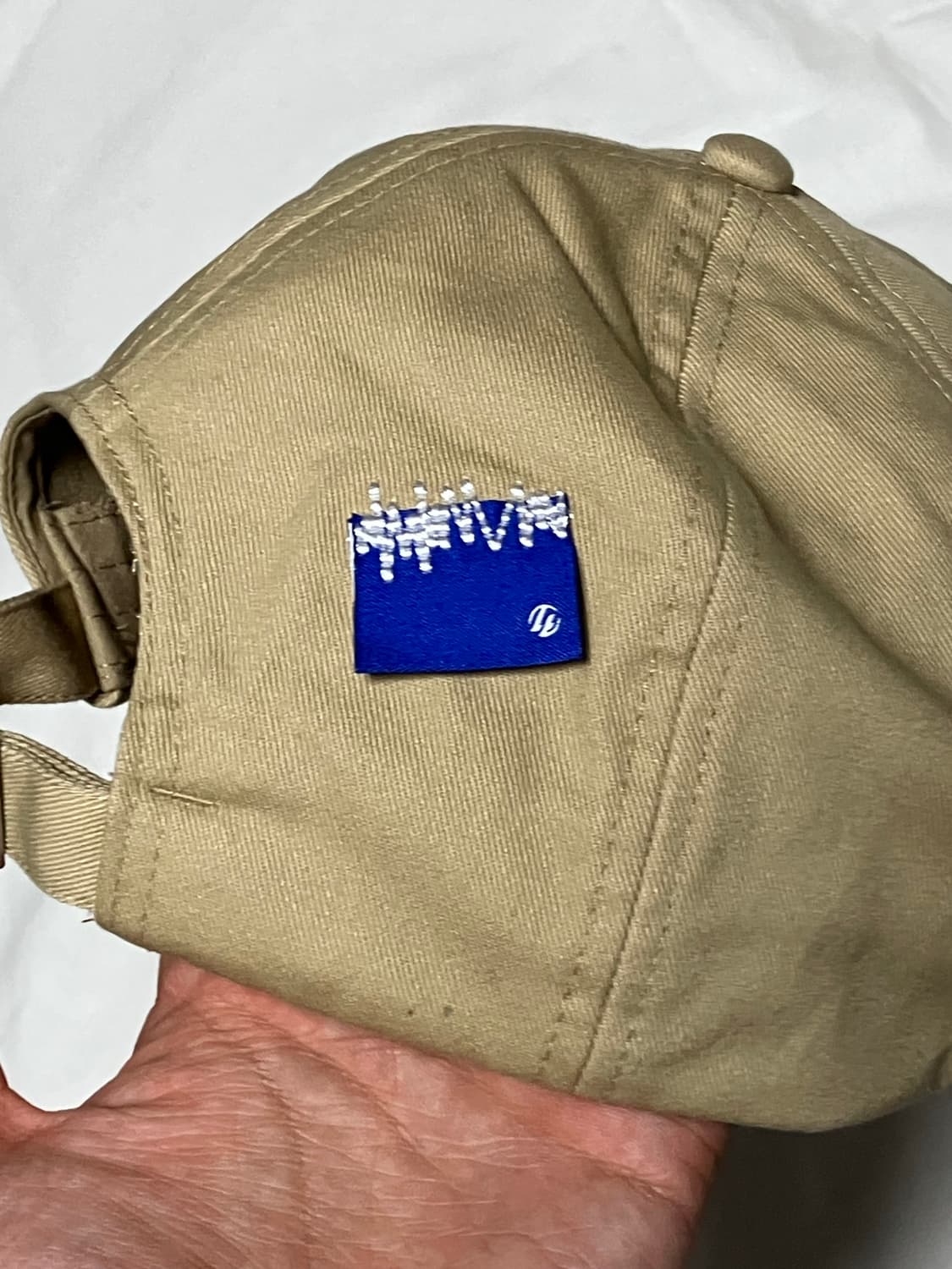 아더에러 X 자라 AZ 자수로고 셔링 볼캡 베이지 상품이미지3