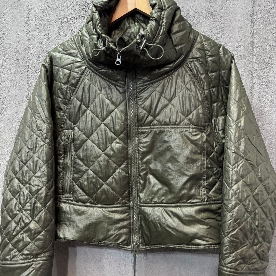 아디다스 스텔라 매카트니 컬렉션 퀼팅 크롭 자켓 (XS)   상품이미지2