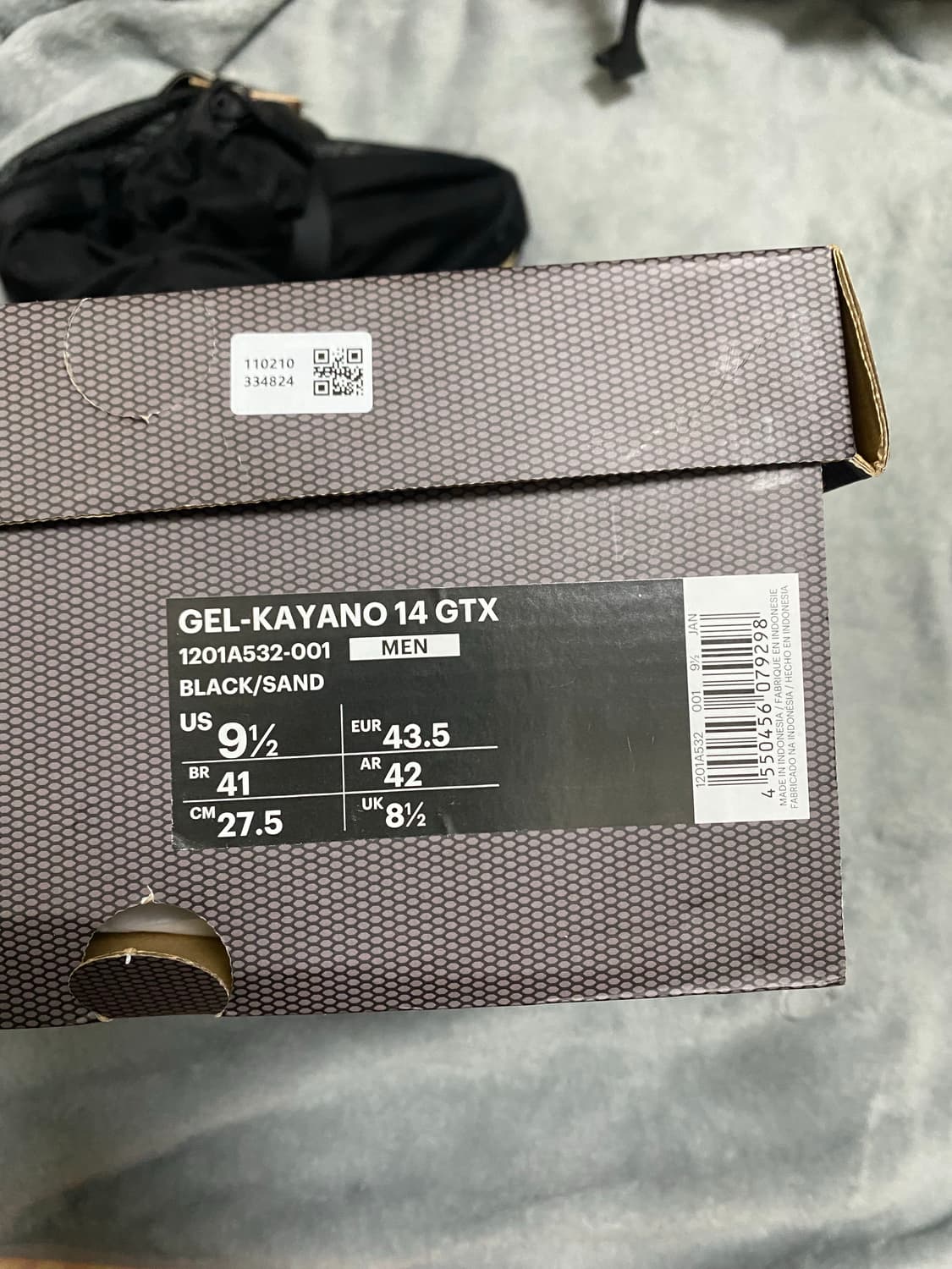 [275] 아식스 x 빔즈 젤카야노 14 고어텍스 블랙 상품이미지8