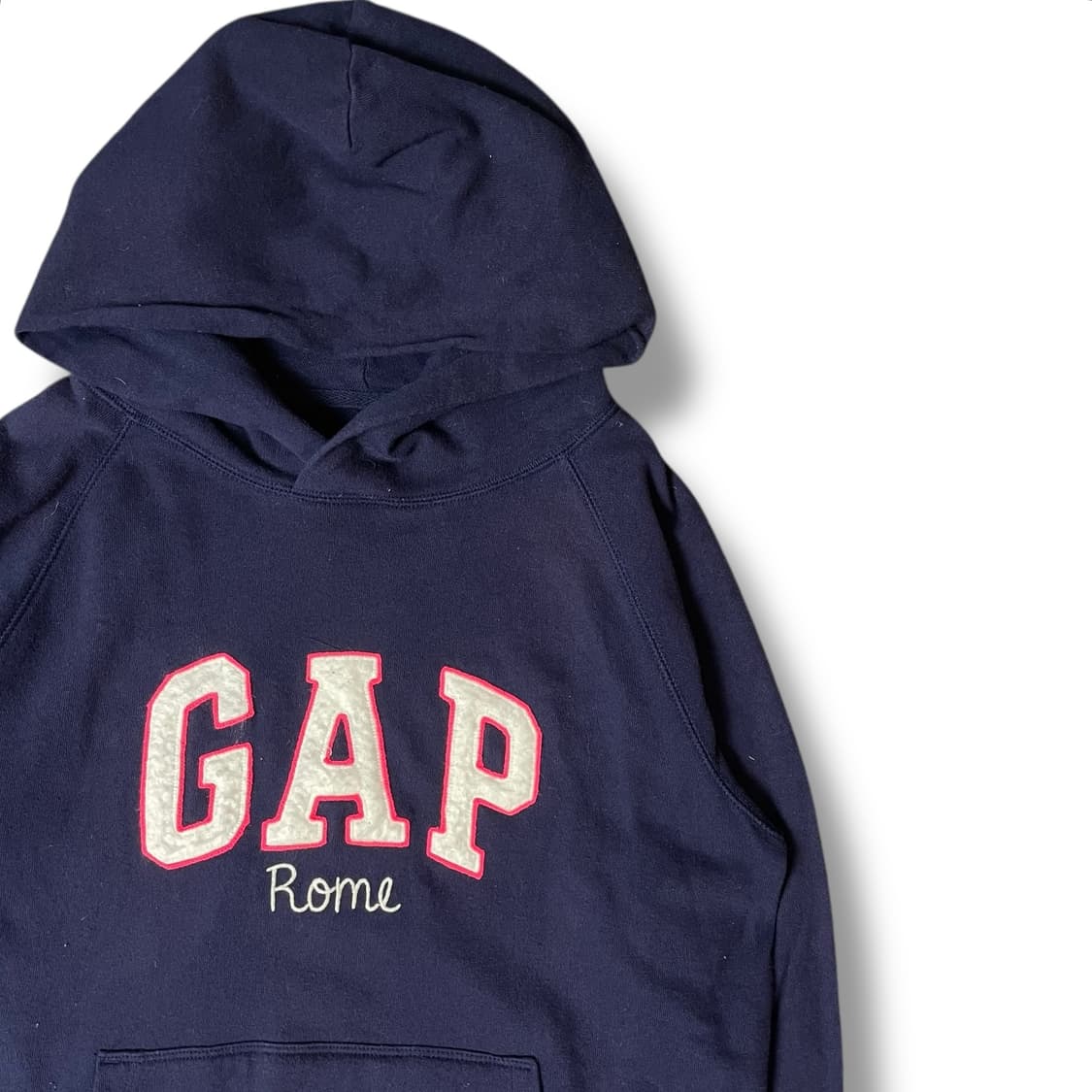 GAP 네이비 로마 빅로고 후드티 S 상품이미지3