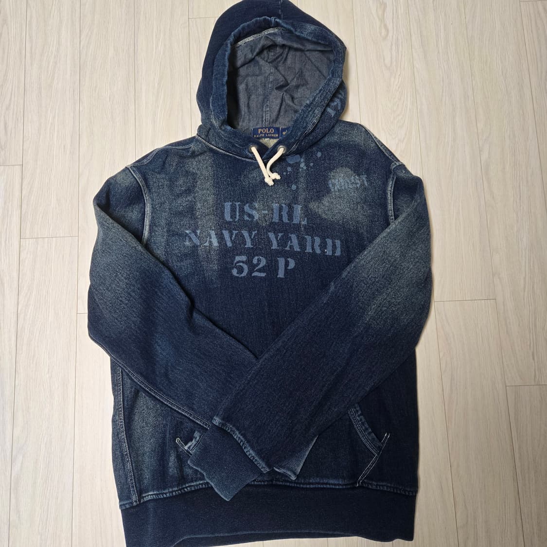 폴로 랄프로렌 빈티지데님 후드티 L 상품이미지1