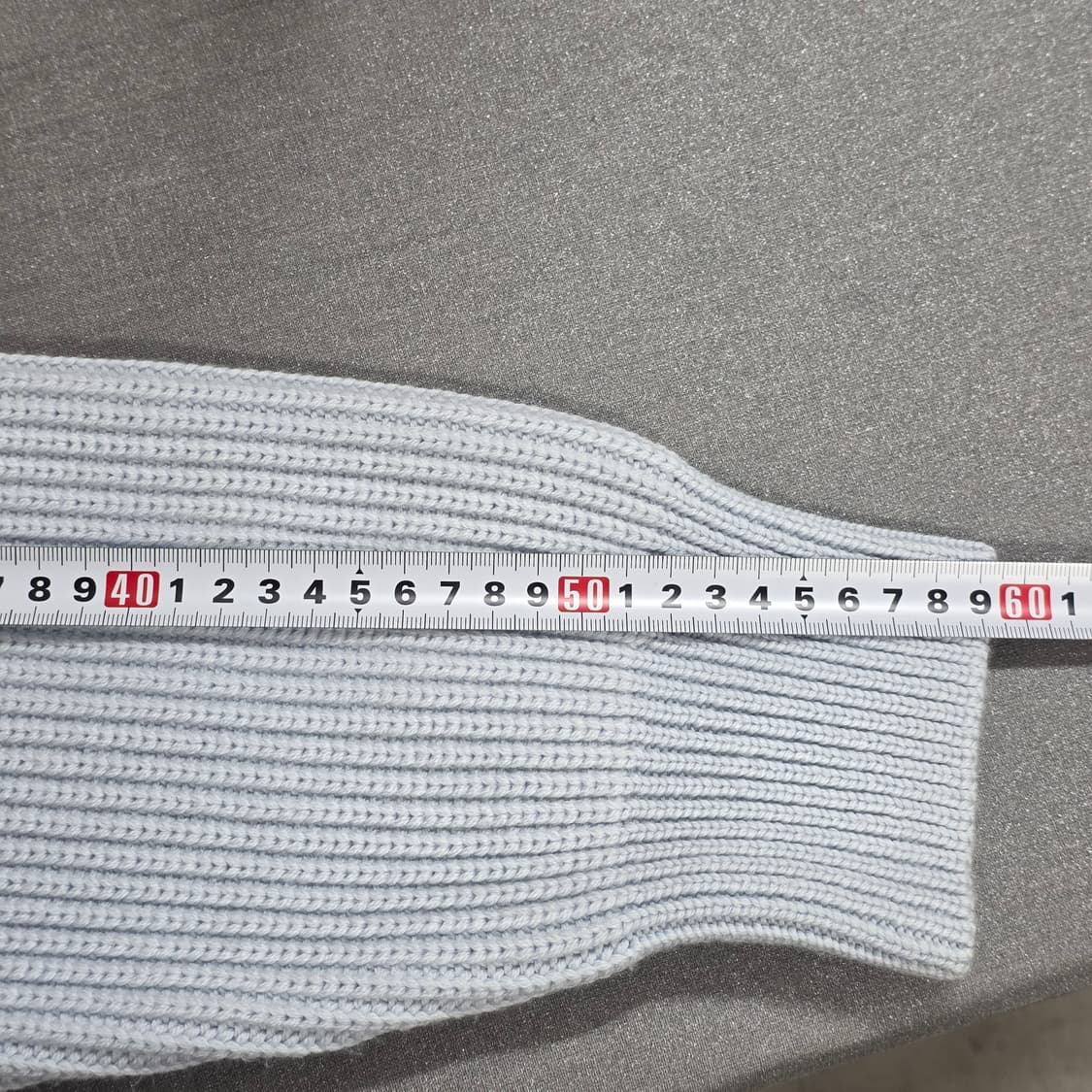 36) 자크뮈스 라 마이유 리소울 더블 칼라 스웨터 라이트블루 상품이미지7